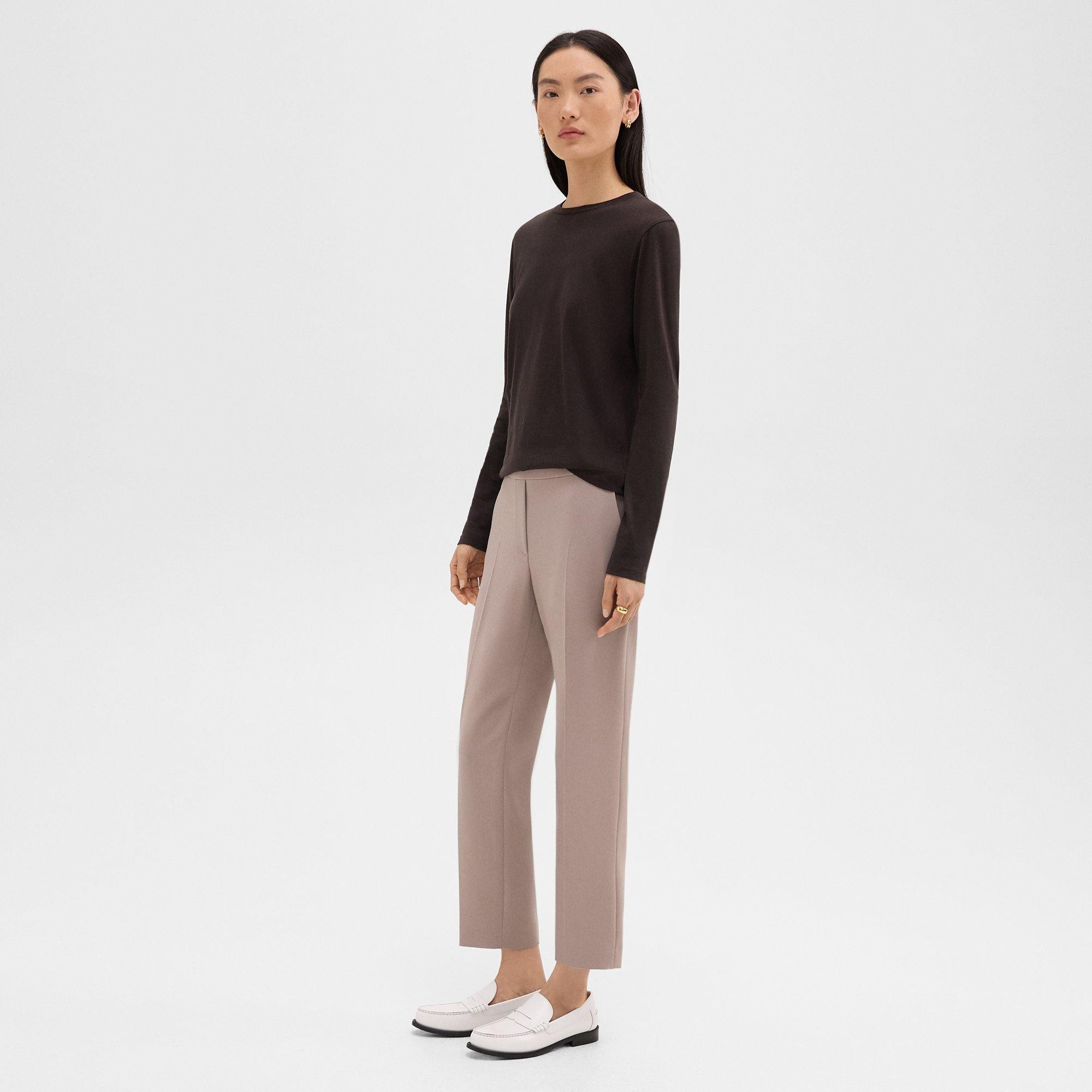 Treeca Pull-On Trouser in Admiral Crepe