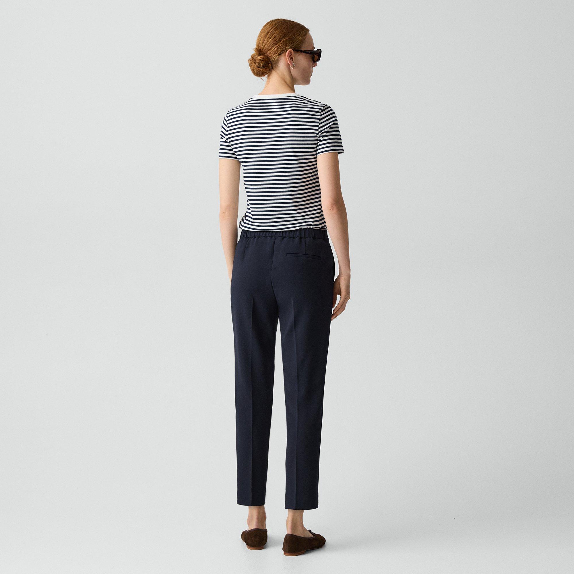 Treeca Pull-On Pant in Admiral Crepe