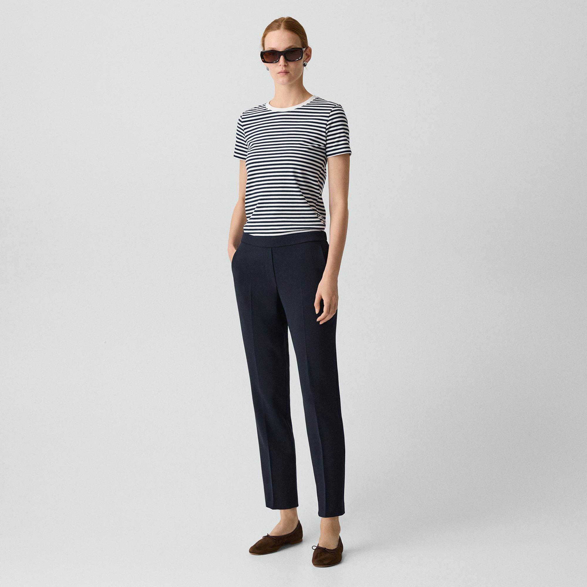 Treeca Pull-On Pant in Admiral Crepe