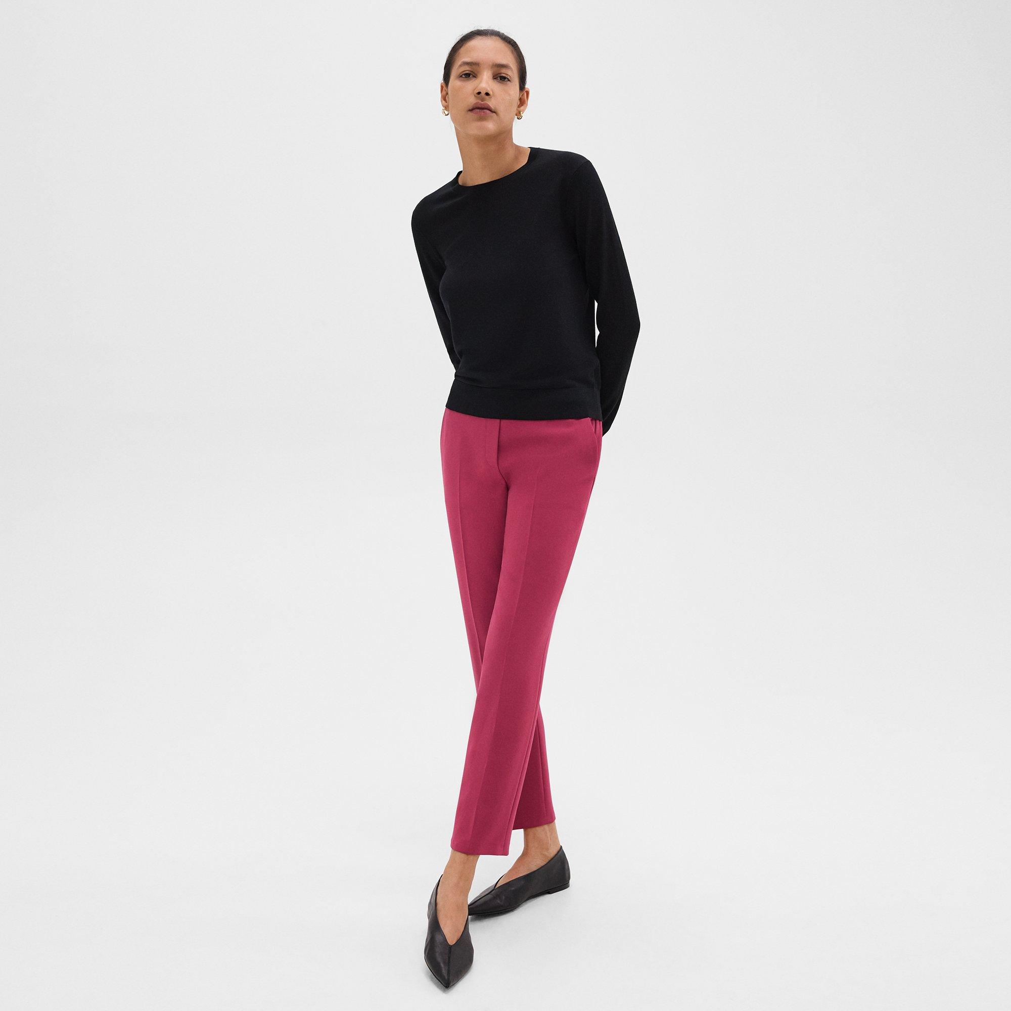 Treeca Pull-On Trouser in Admiral Crepe