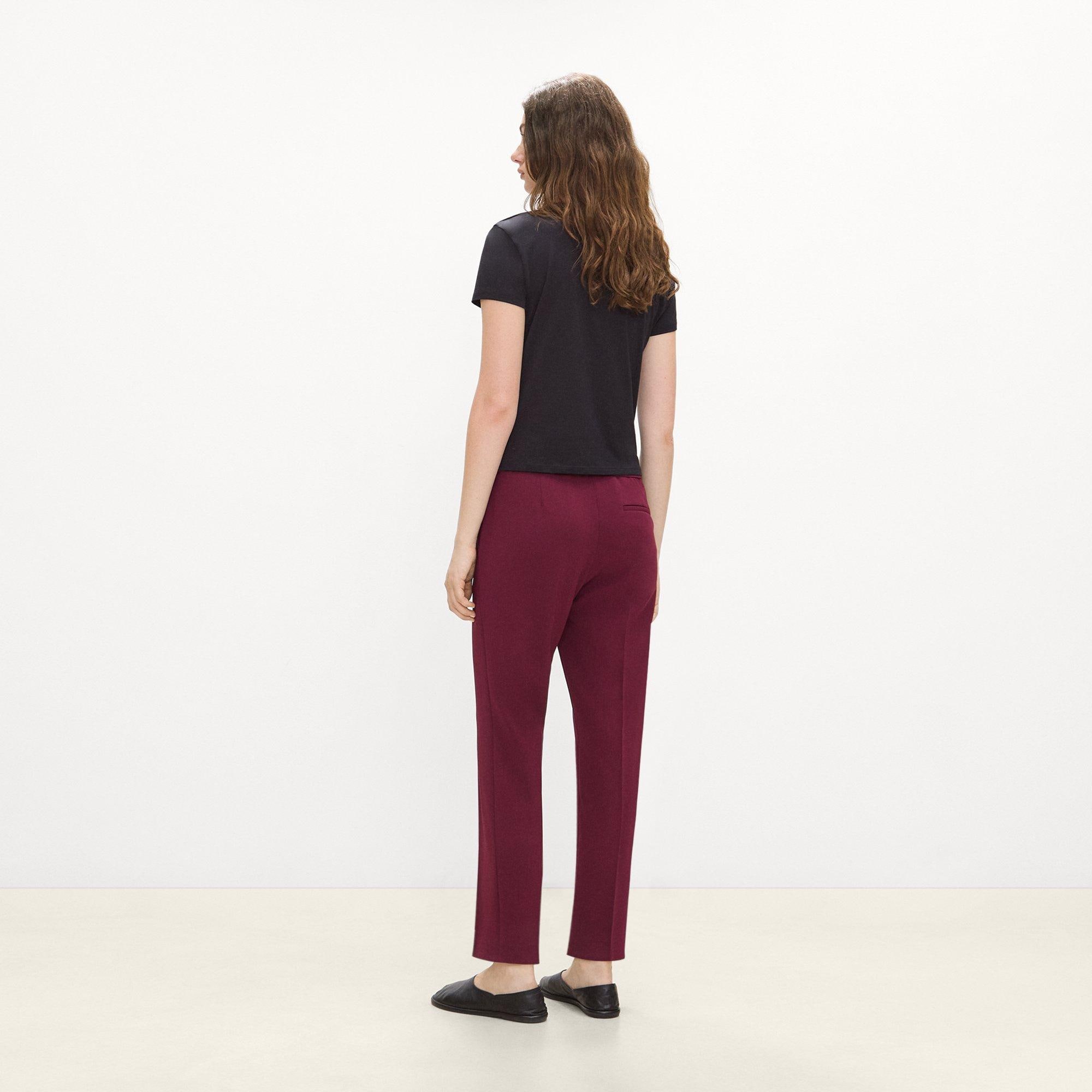 Treeca Pull-On Trousers in Admiral Crepe