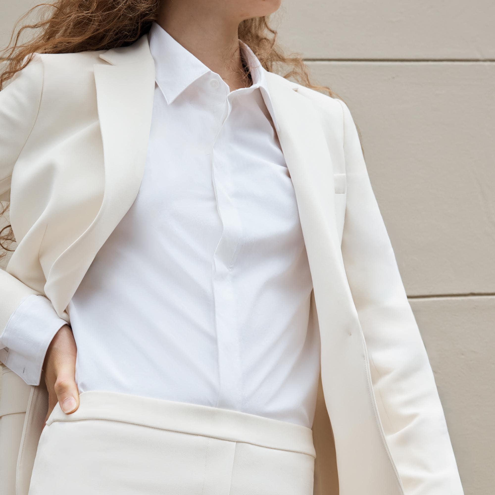 Treeca Pull-On Trousers in Admiral Crepe