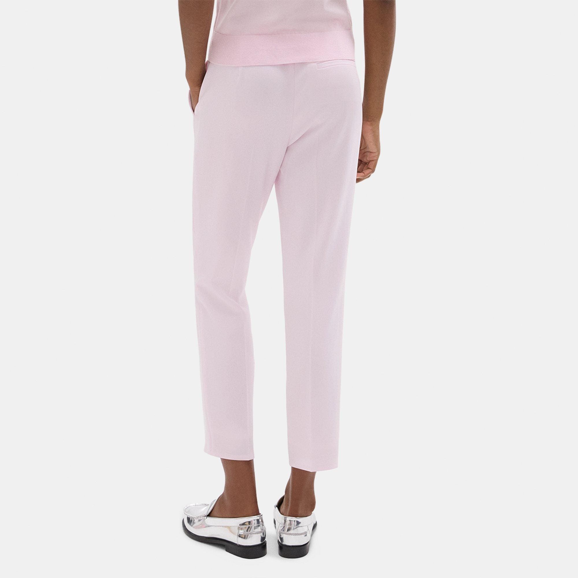 Treeca Pull-On Trousers in Admiral Crepe