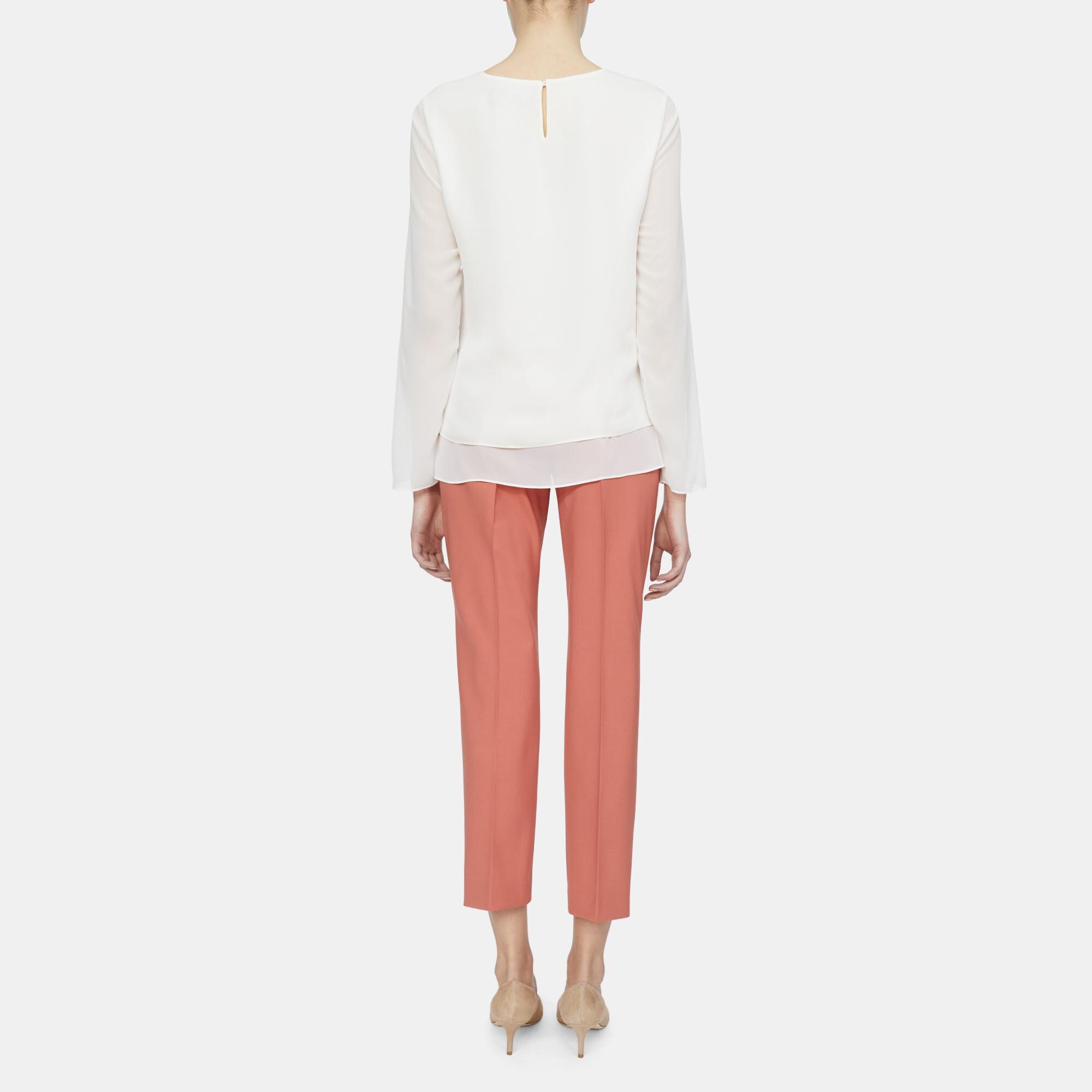 Double Layer Top in Silk