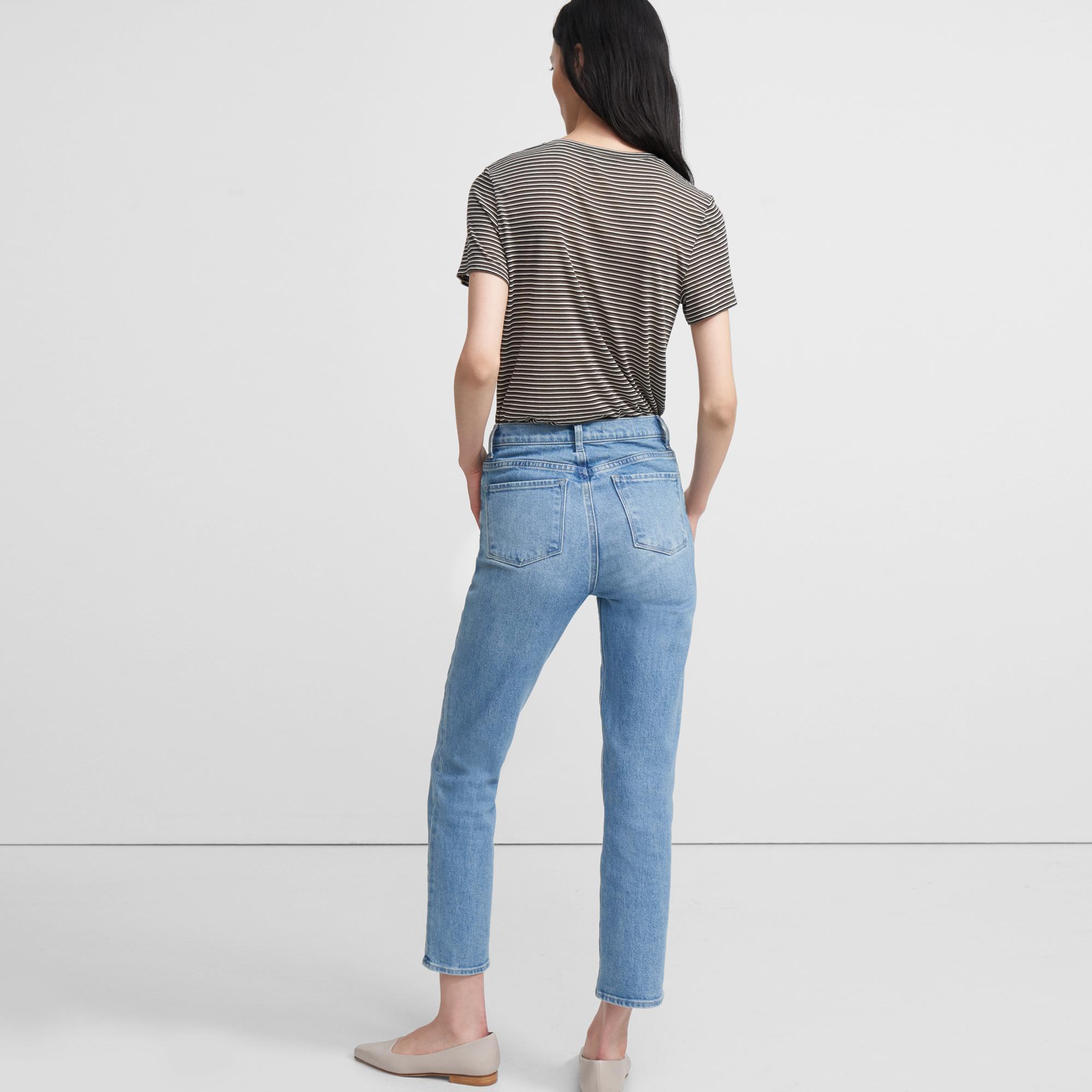Easy Pocket Tee in Striped Jersey