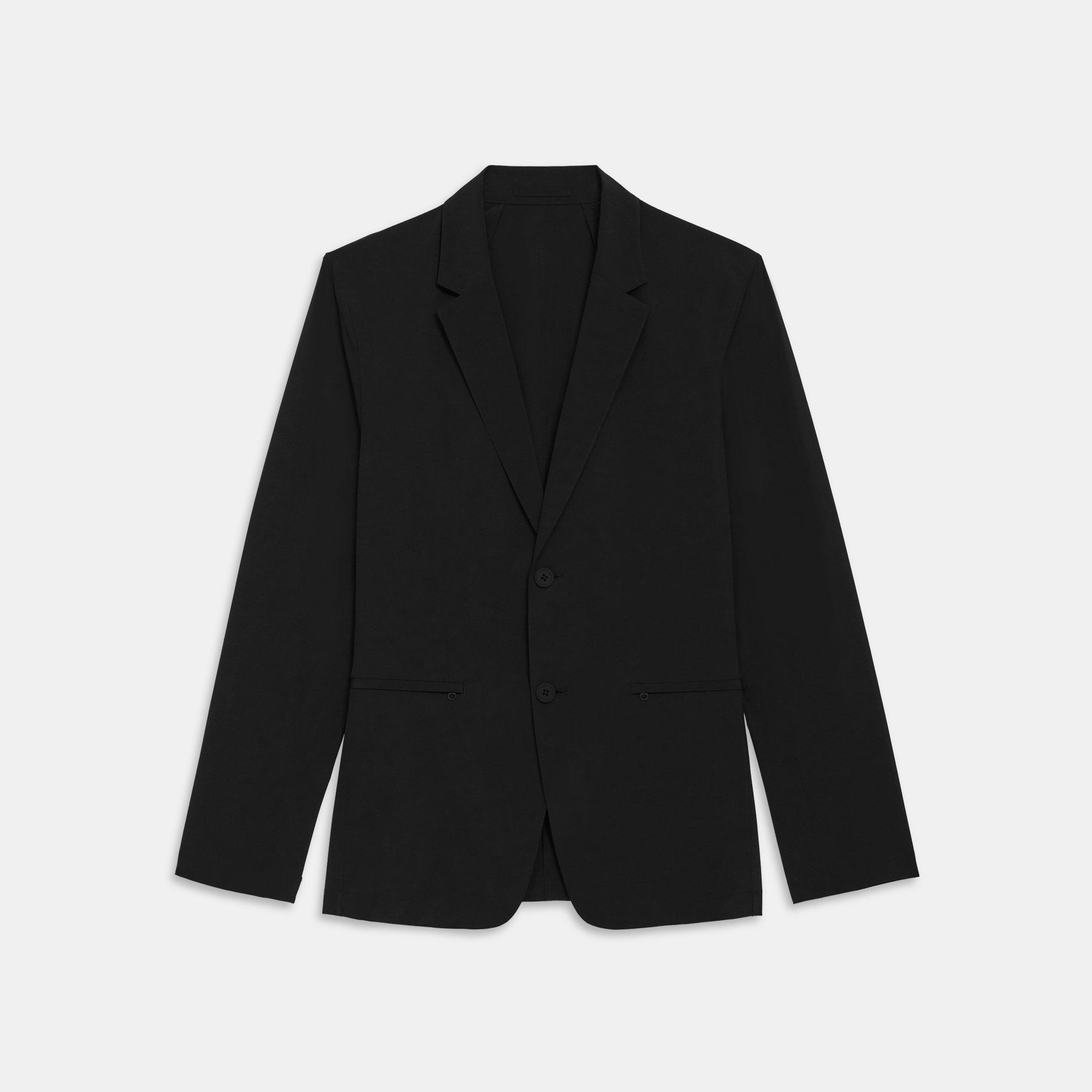 Euclid Straight Blazer in Paper Nylon