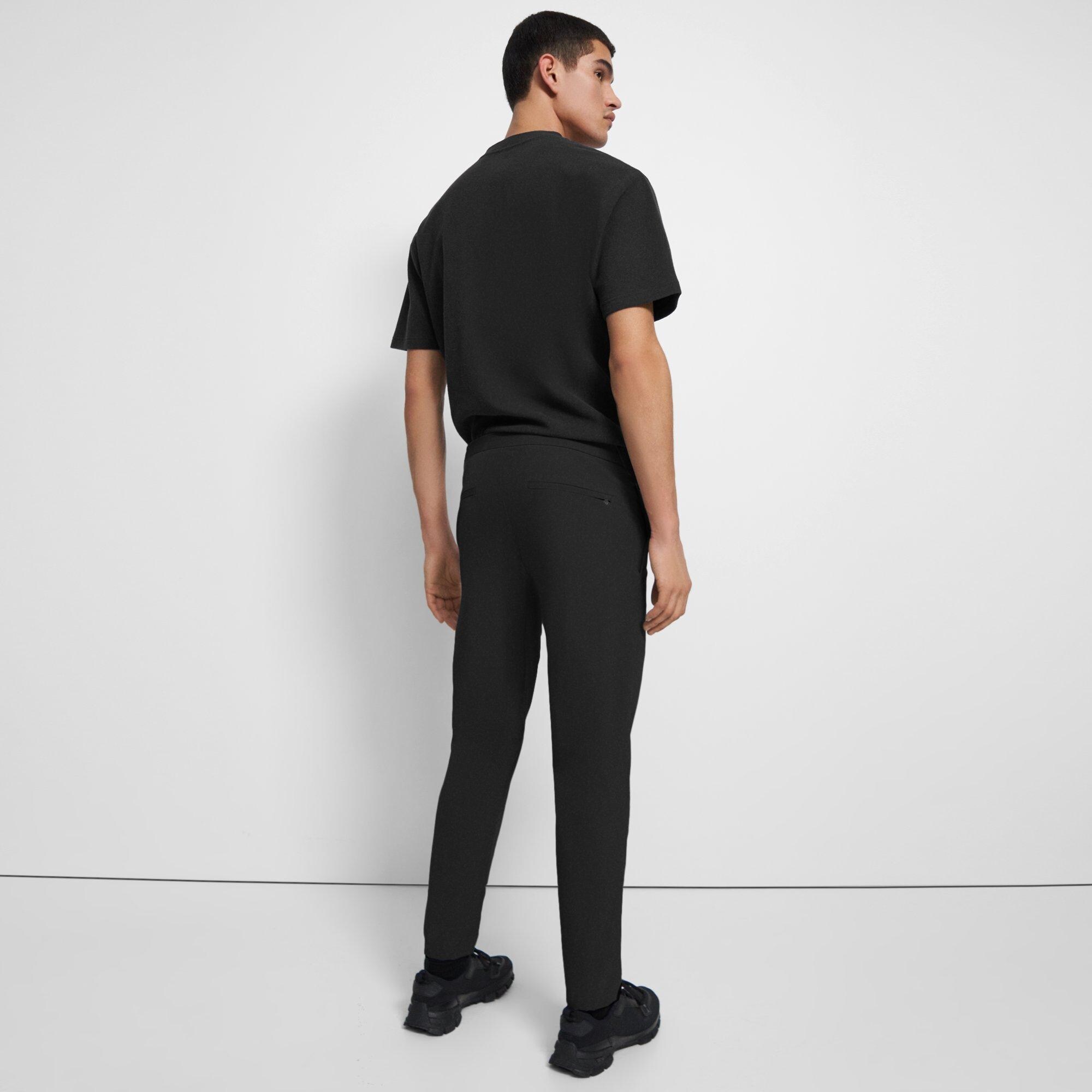 Straight Drawstring Pant in Paper Nylon