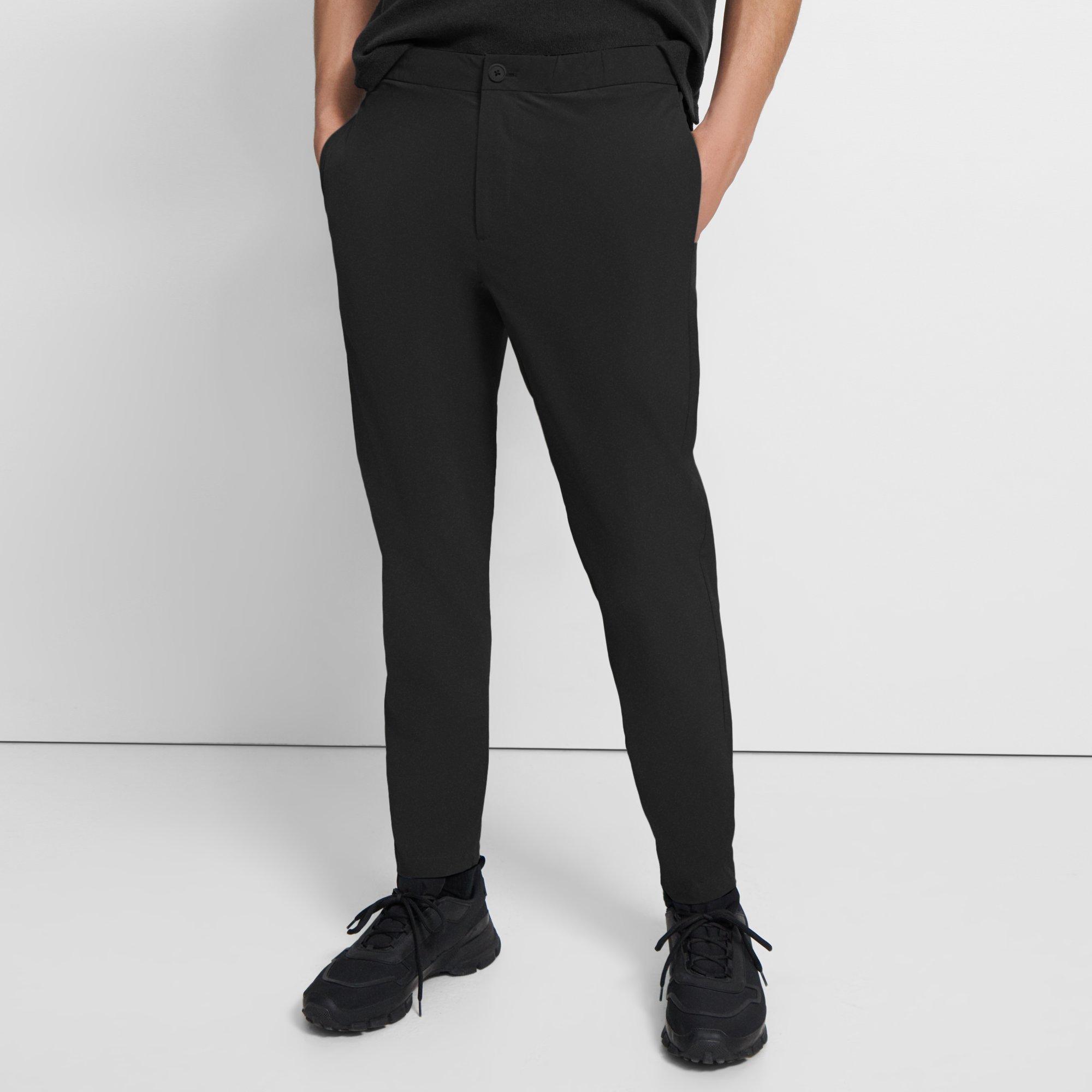 Straight Drawstring Pant in Paper Nylon