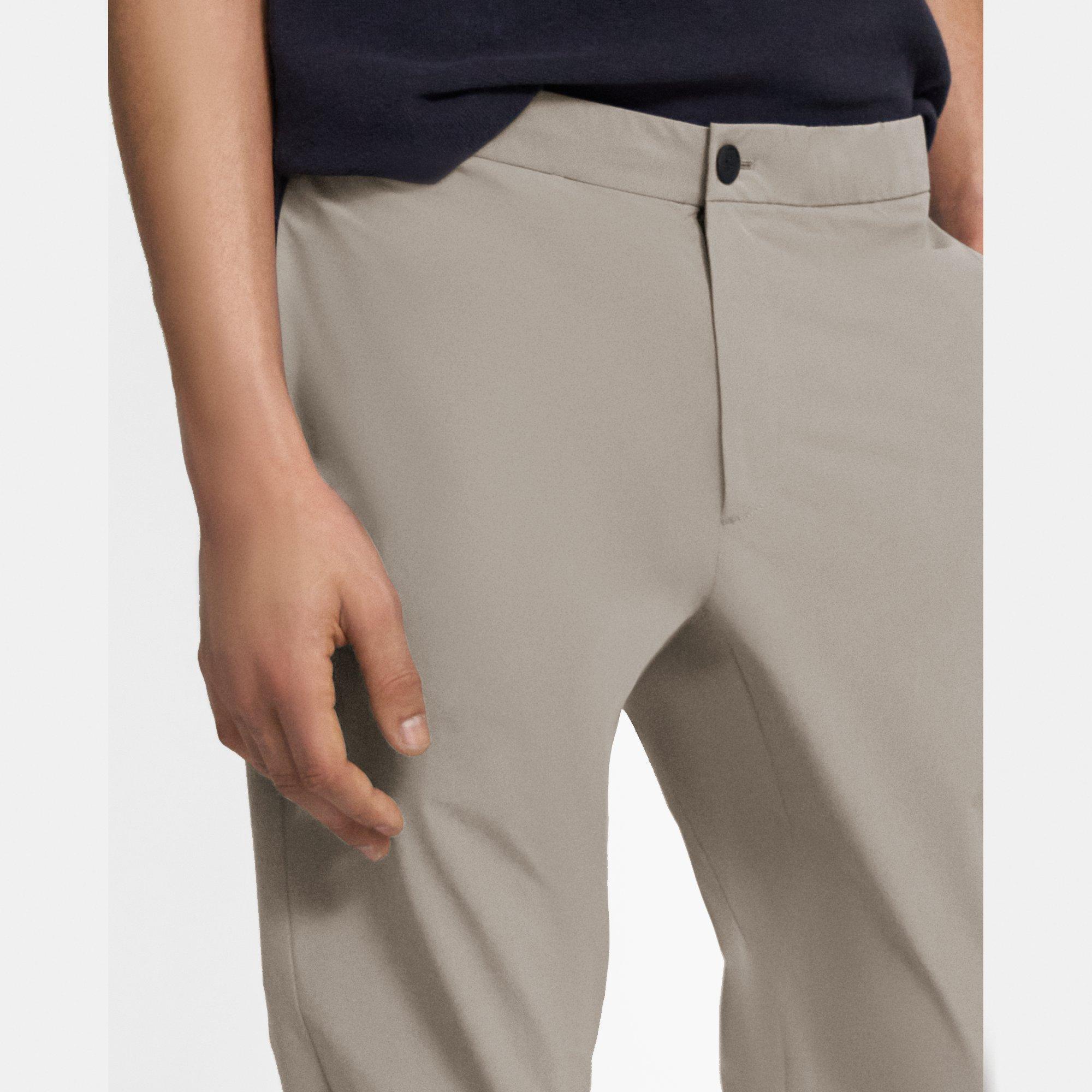 Straight Drawstring Pant in Paper Nylon