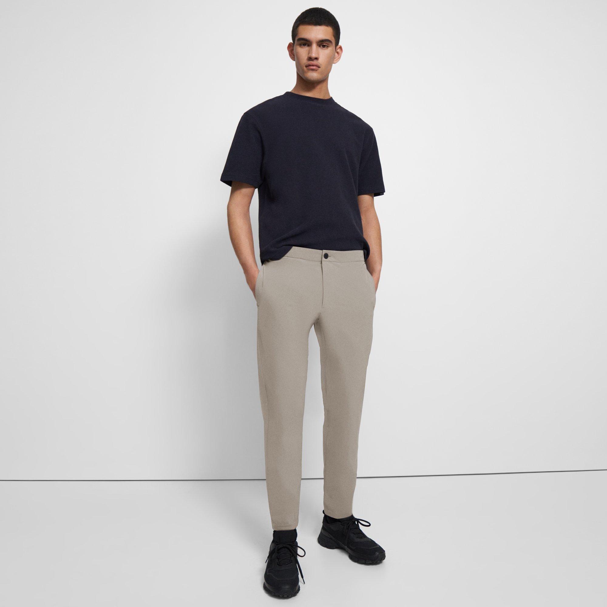 Straight Drawstring Pant in Paper Nylon