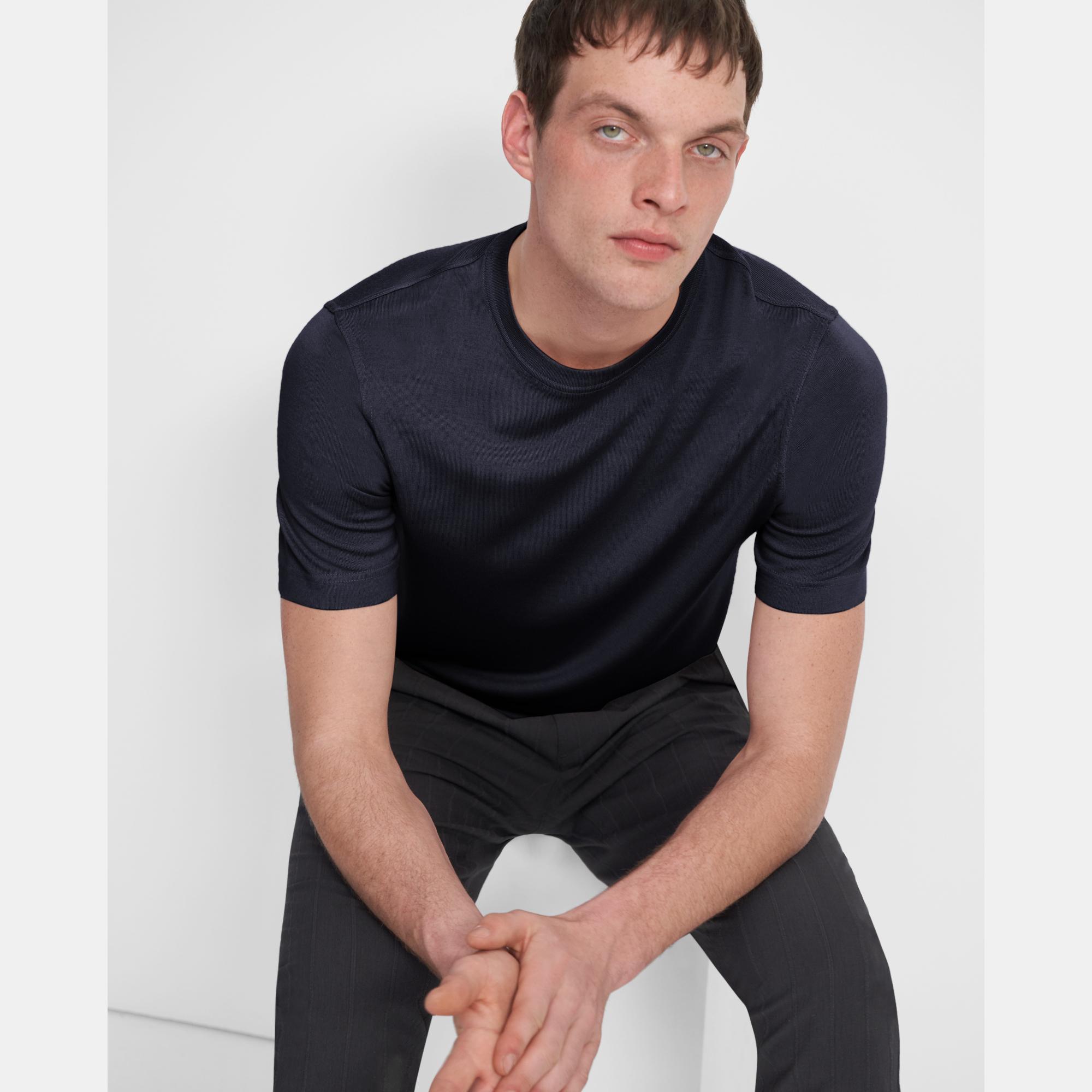 Basic Tee in Regal Wool