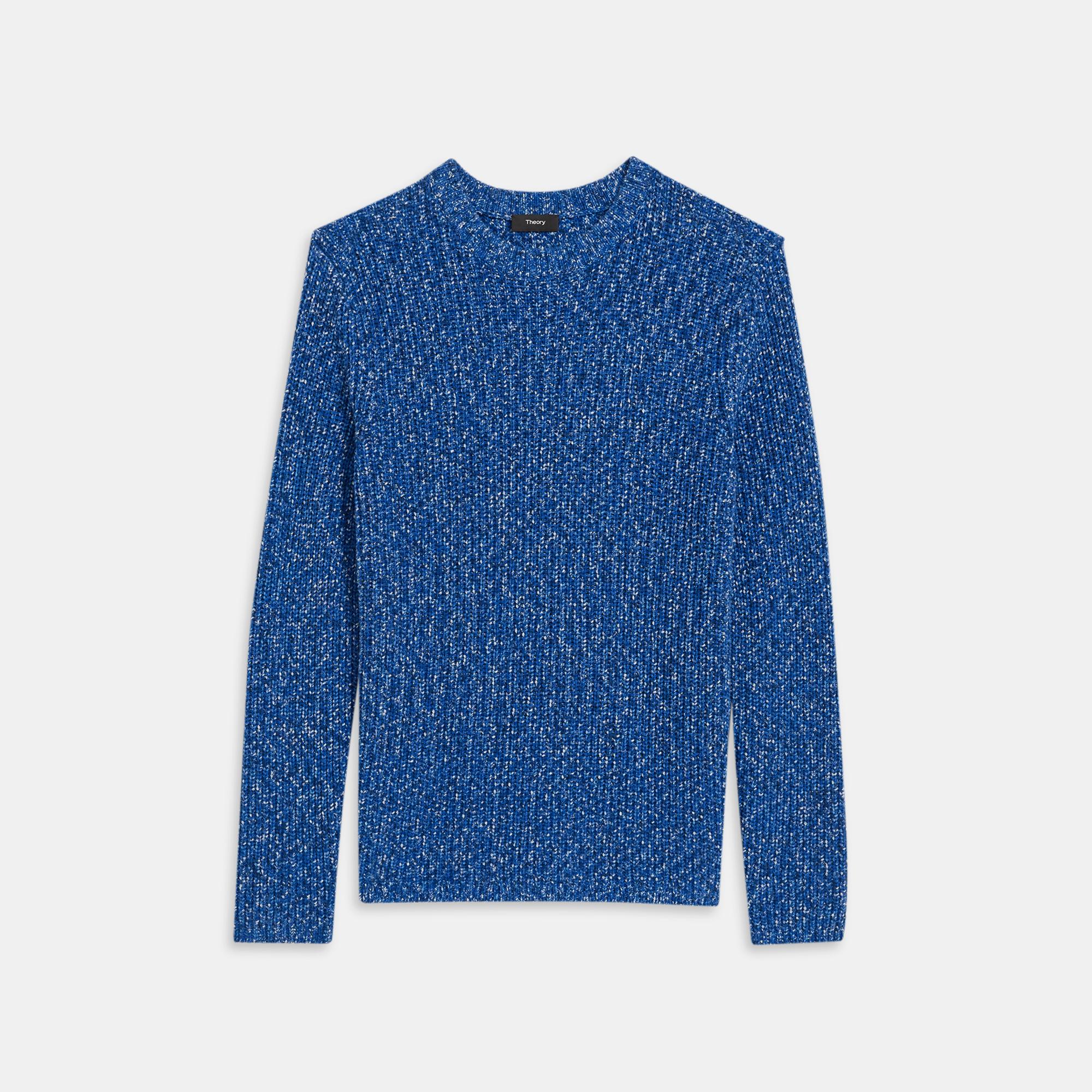 Crewneck Sweater in Speckled Cotton