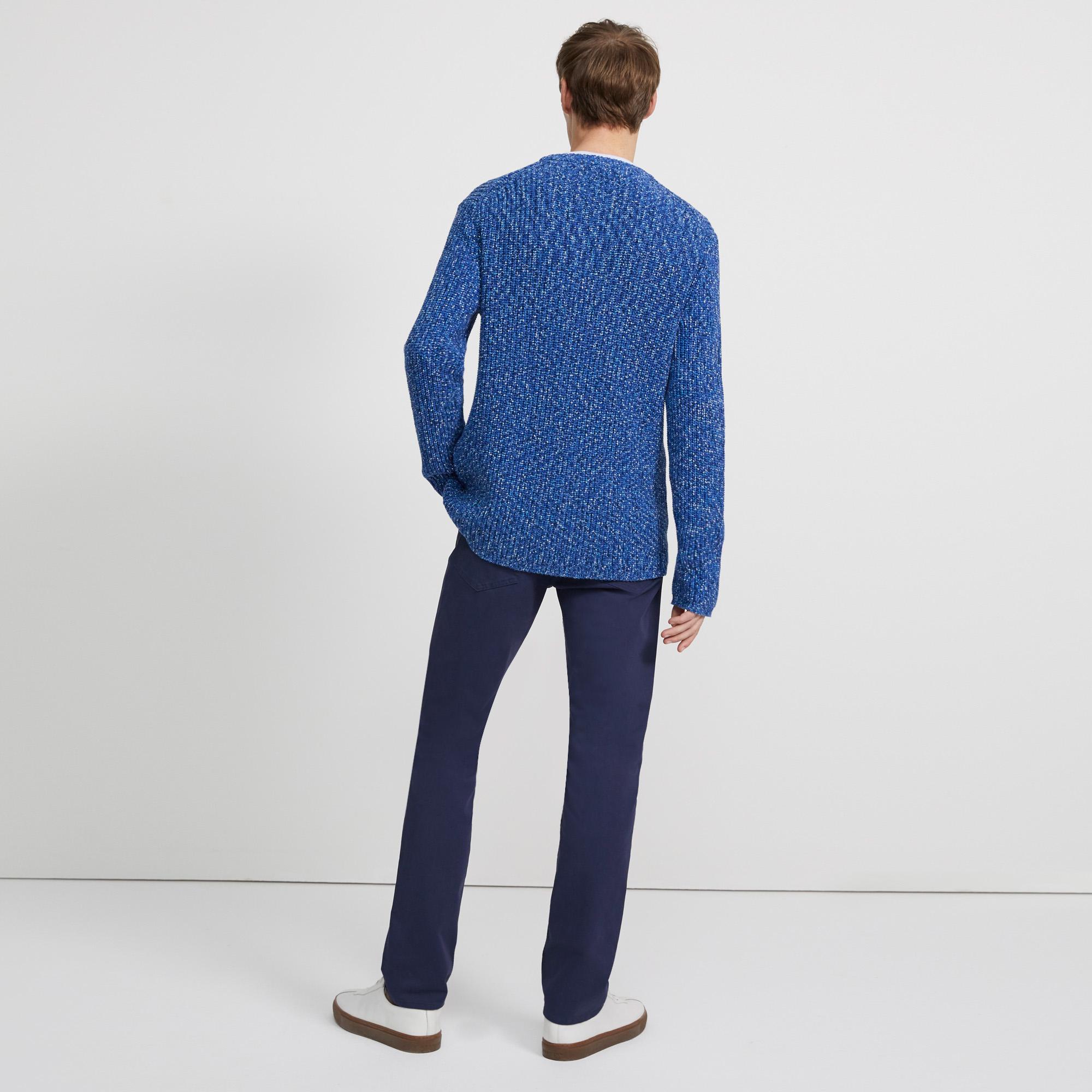 Crewneck Sweater in Speckled Cotton
