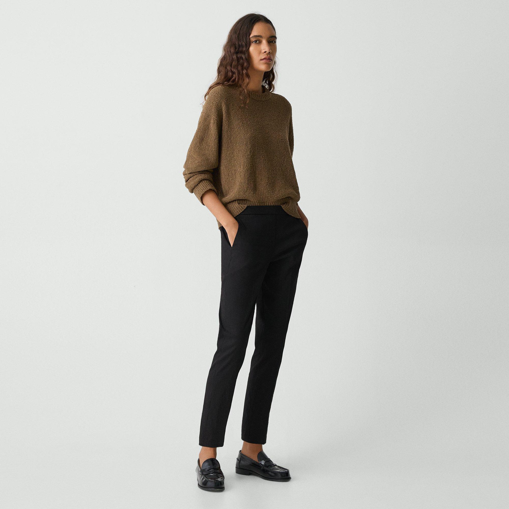 Pantalon Treeca à taille élastique en Good Linen