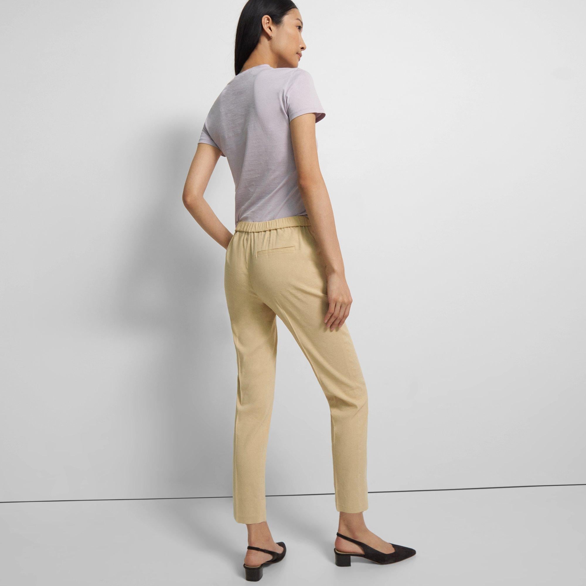 Treeca Pull-On Pant in Good Linen