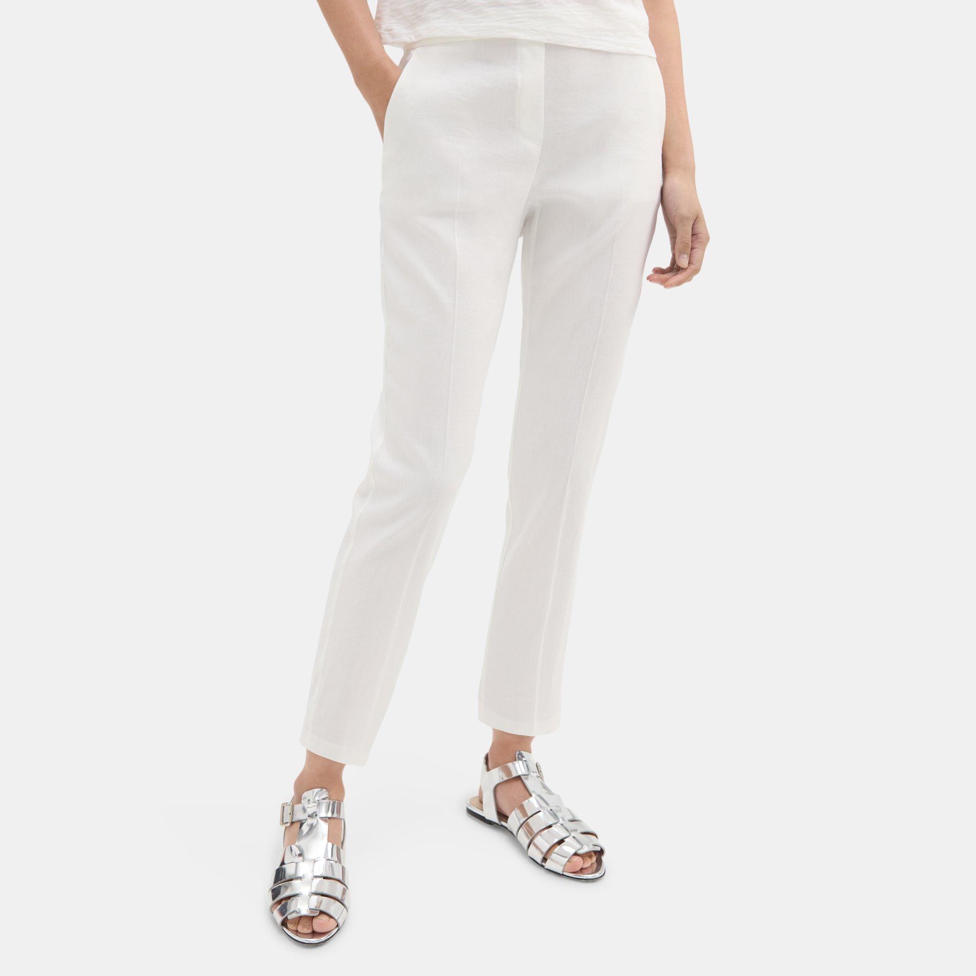 Treeca Pull-On Trousers in Good Linen