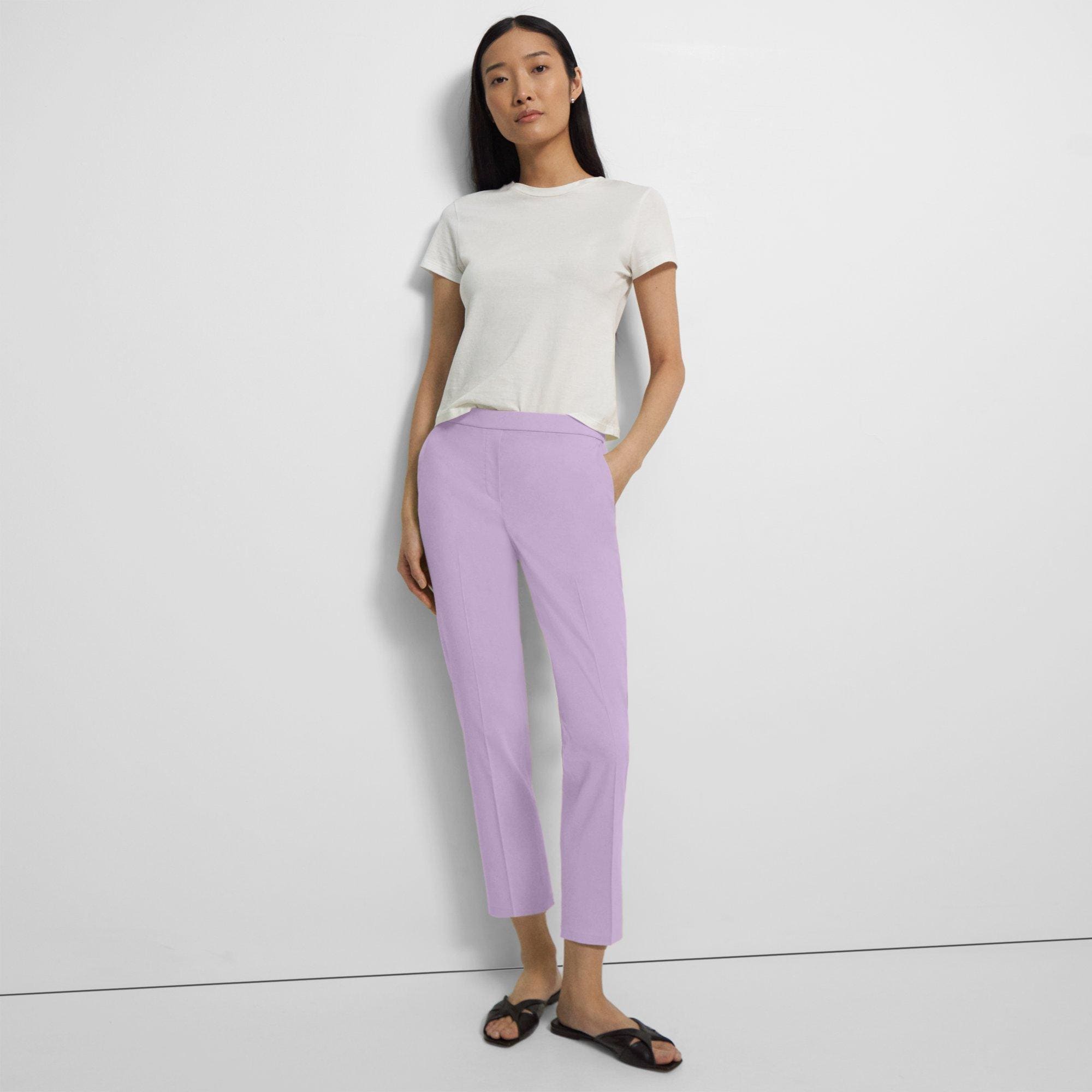 Treeca Pull-On Trousers in Good Linen