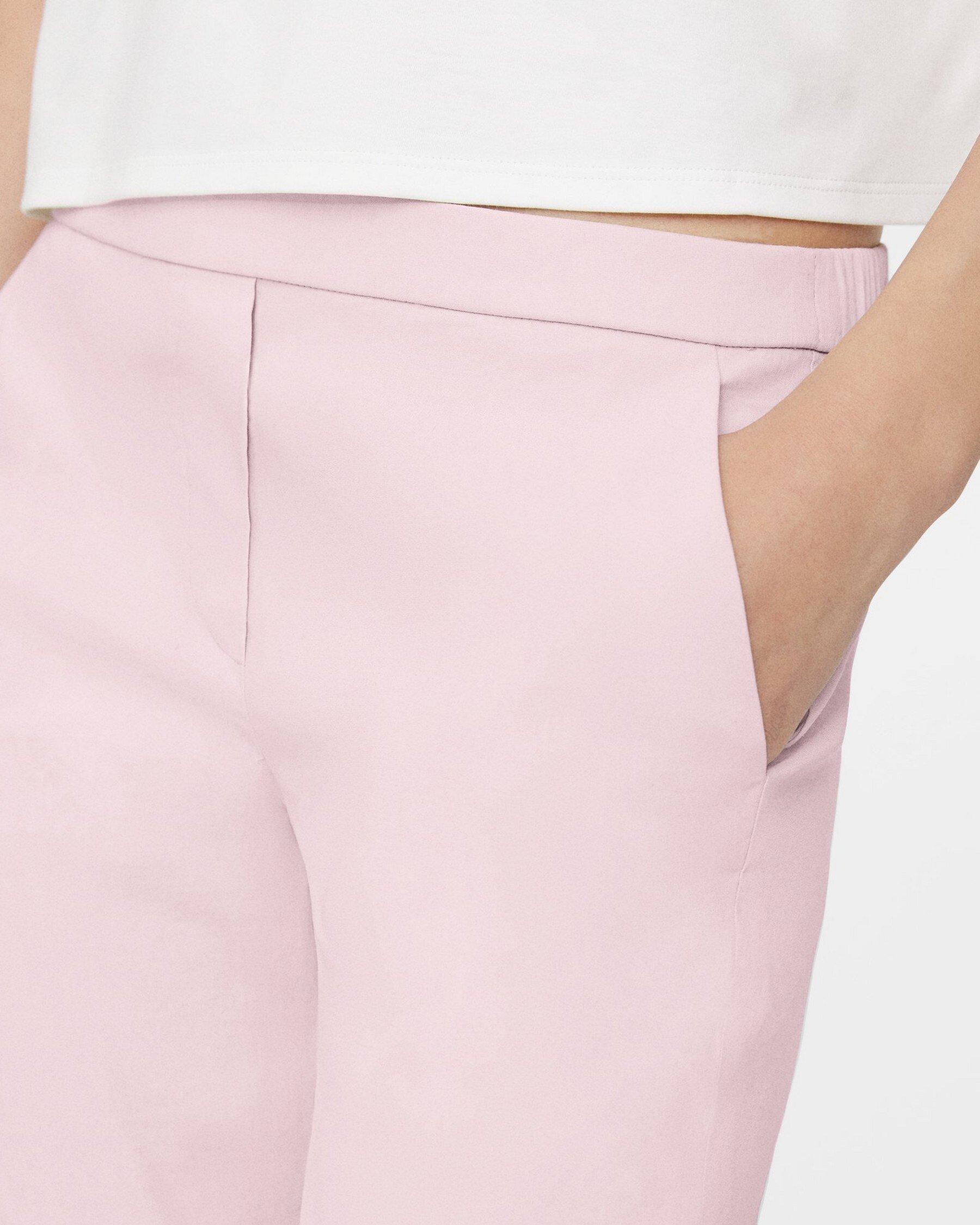 Treeca Pull-On Trouser in Good Linen