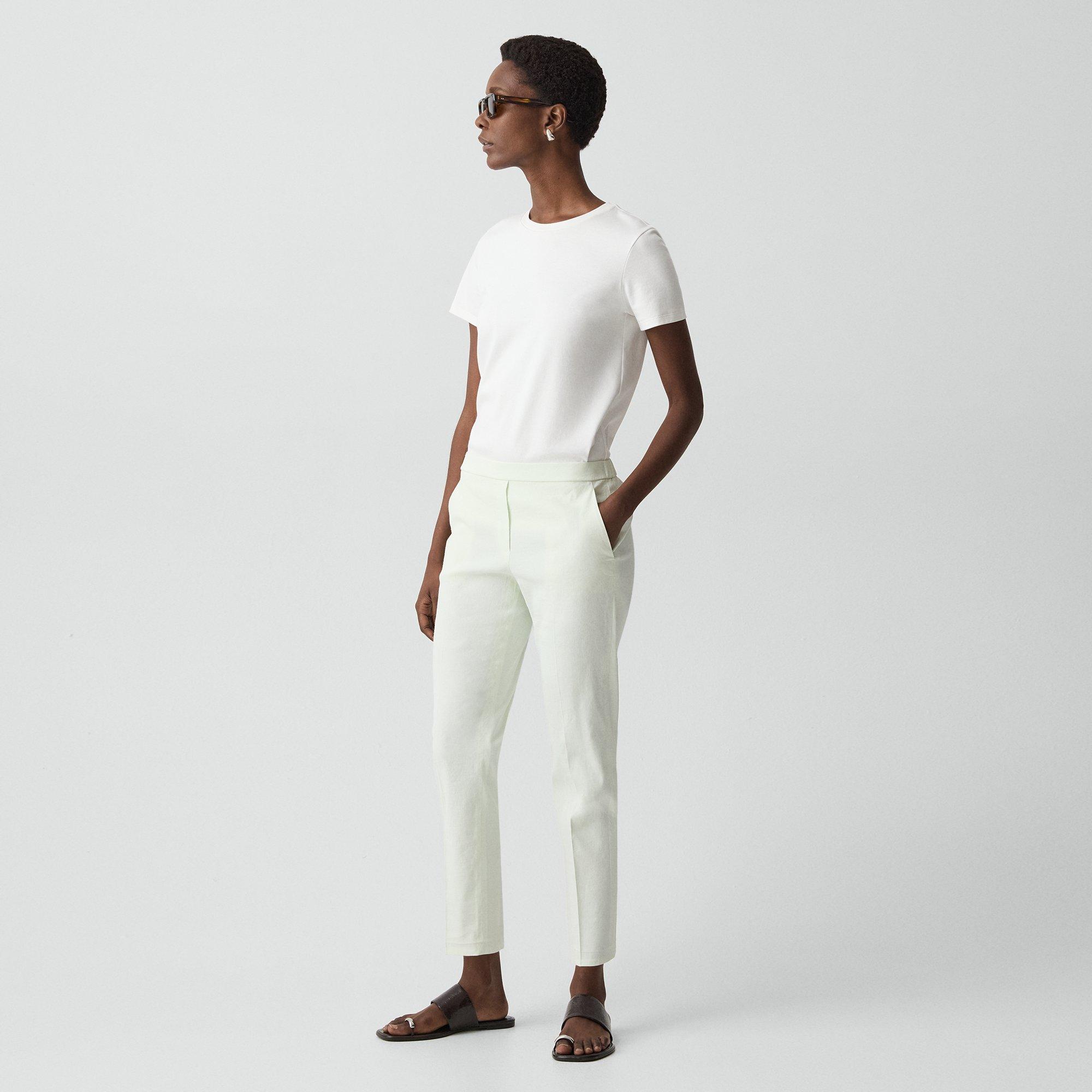 Treeca Pull-On Trousers in Good Linen
