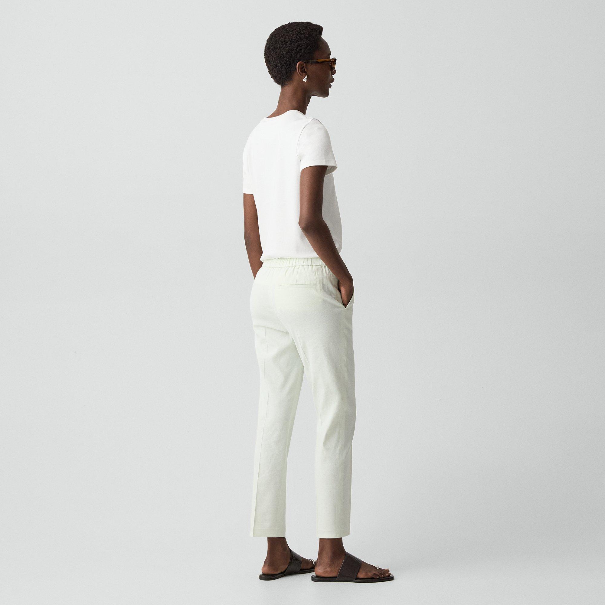 Treeca Pull-On Trousers in Good Linen