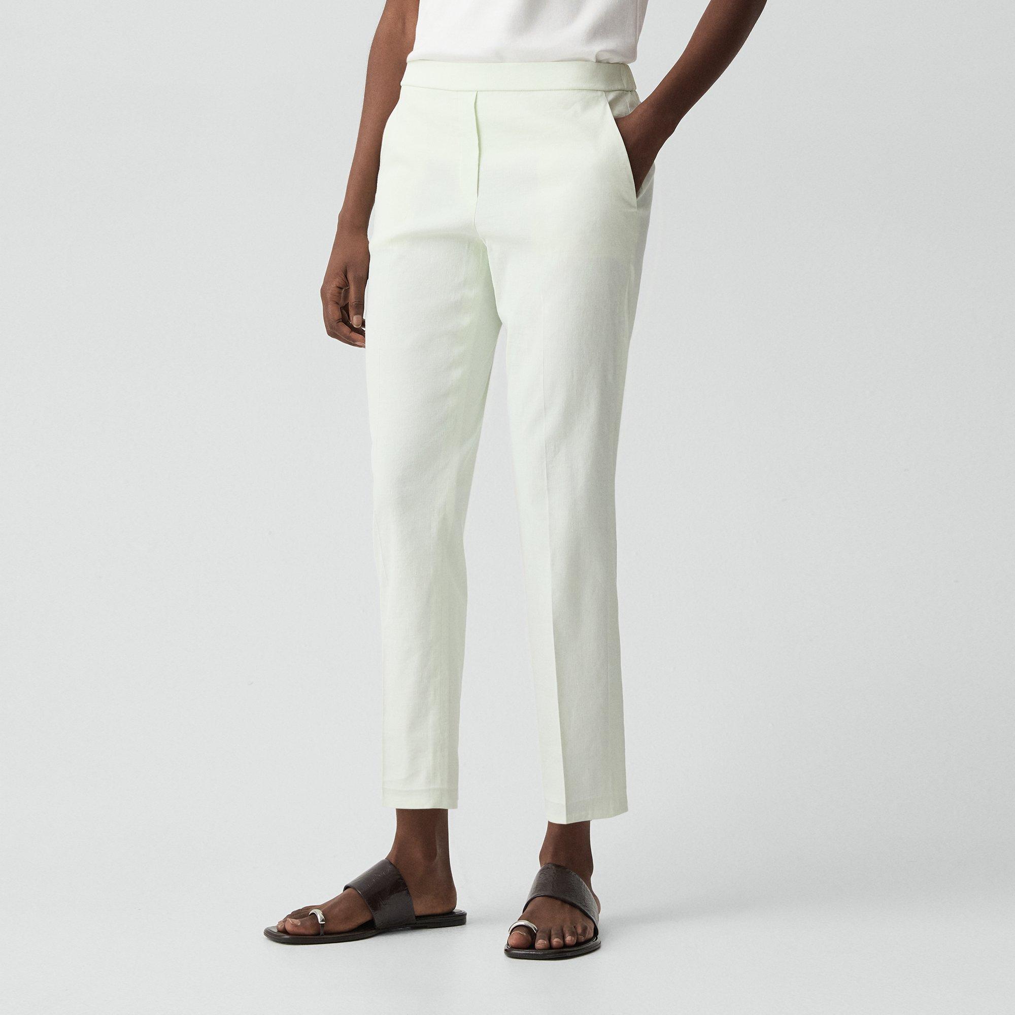 Treeca Pull-On Trousers in Good Linen