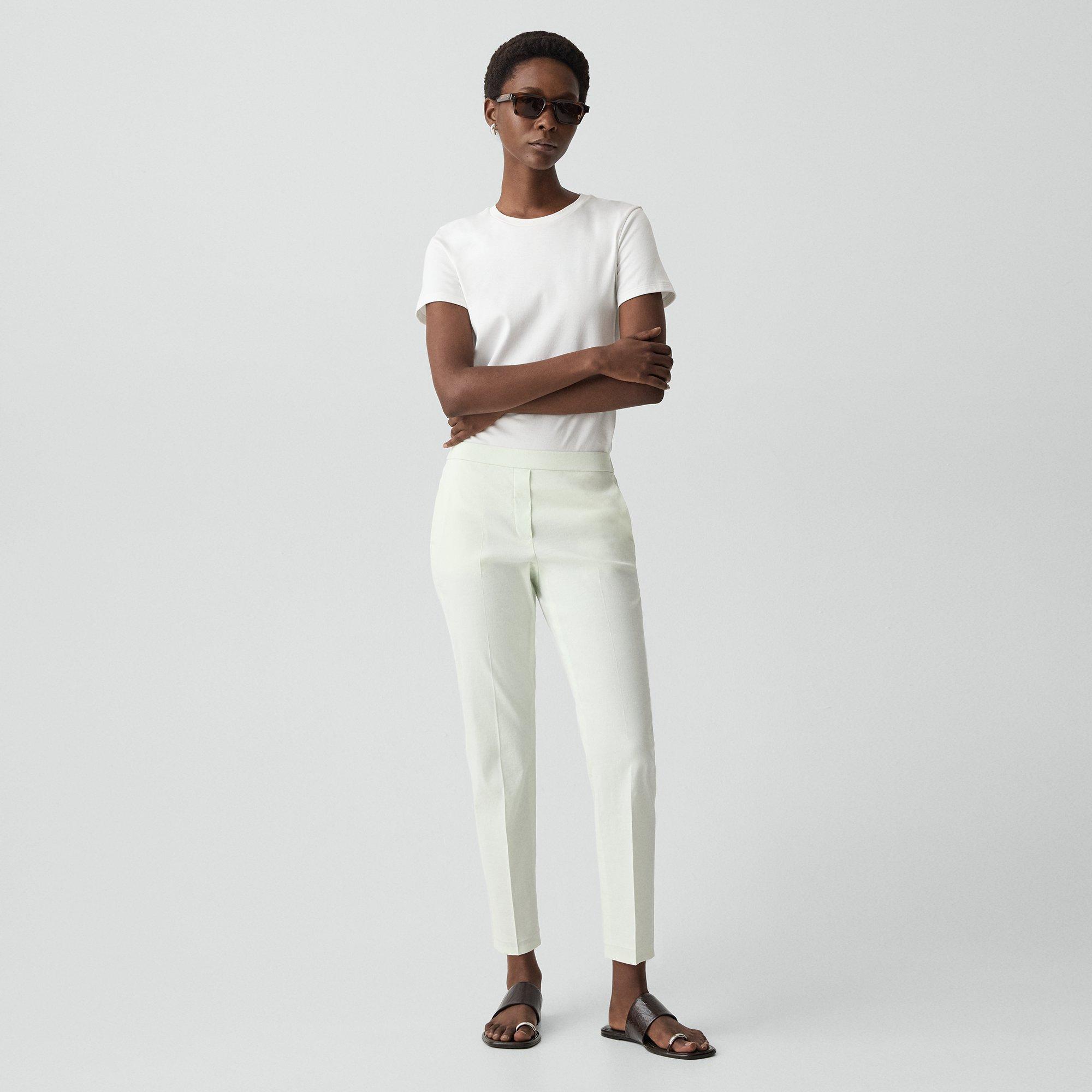Treeca Pull-On Trousers in Good Linen