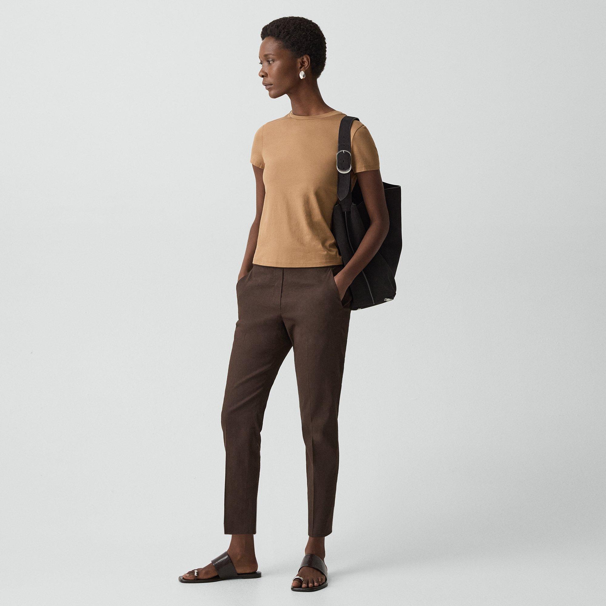 Treeca Pull-On Trousers in Good Linen