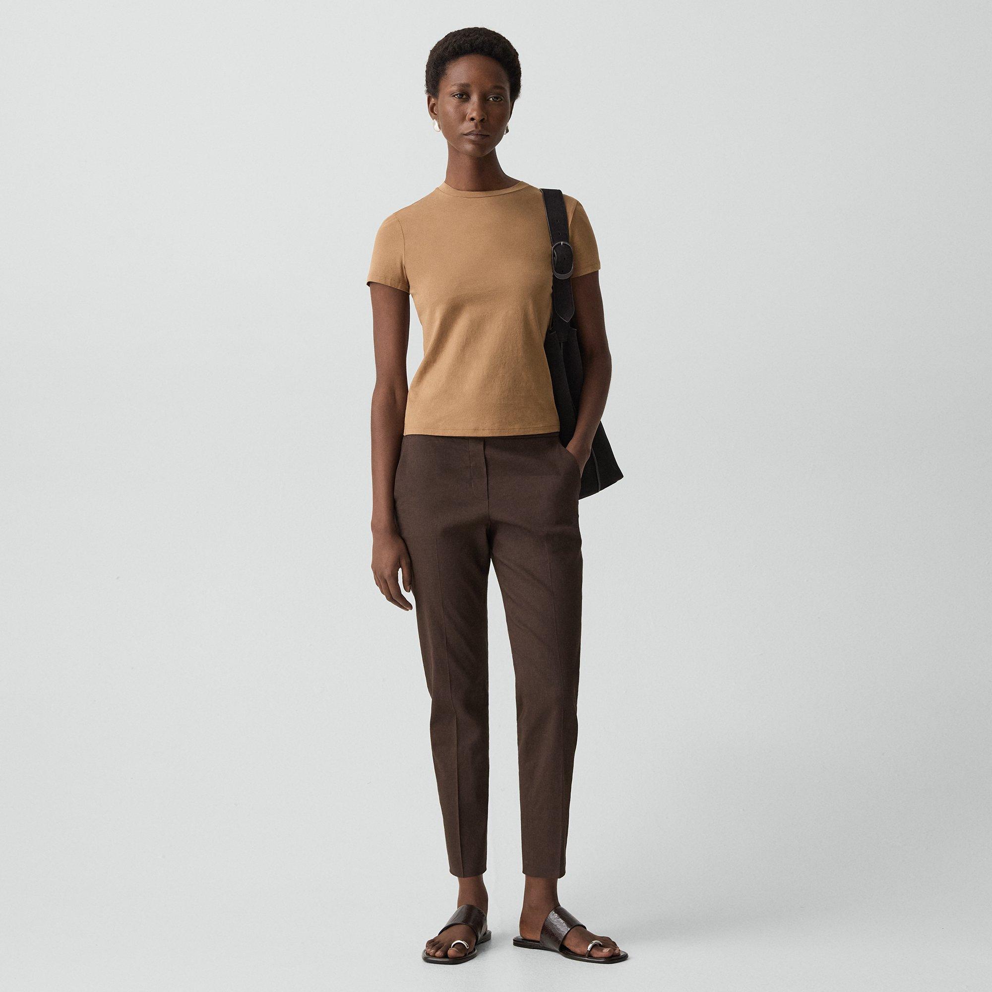 Treeca Pull-On Trousers in Good Linen