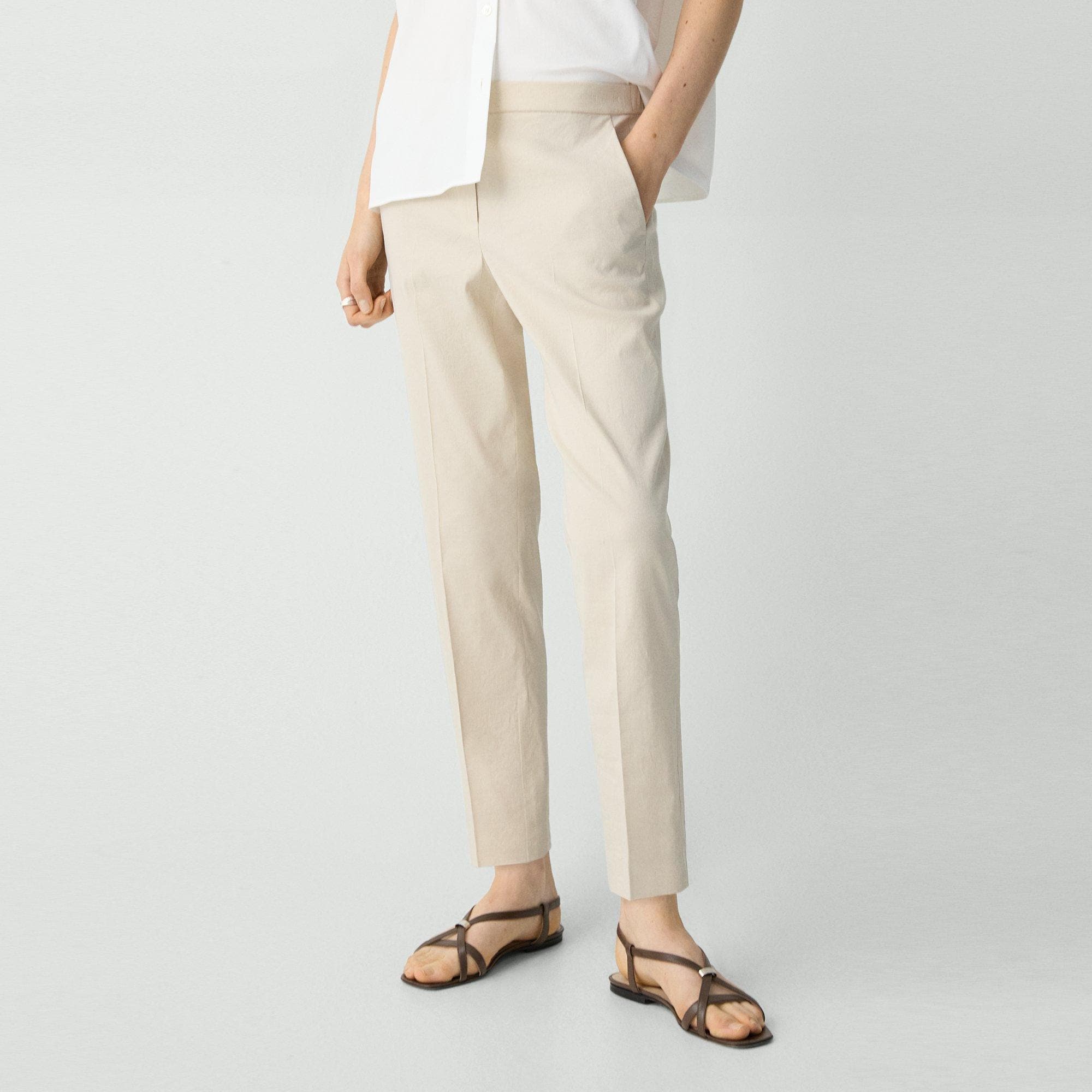 Treeca Pull-On Trouser in Good Linen