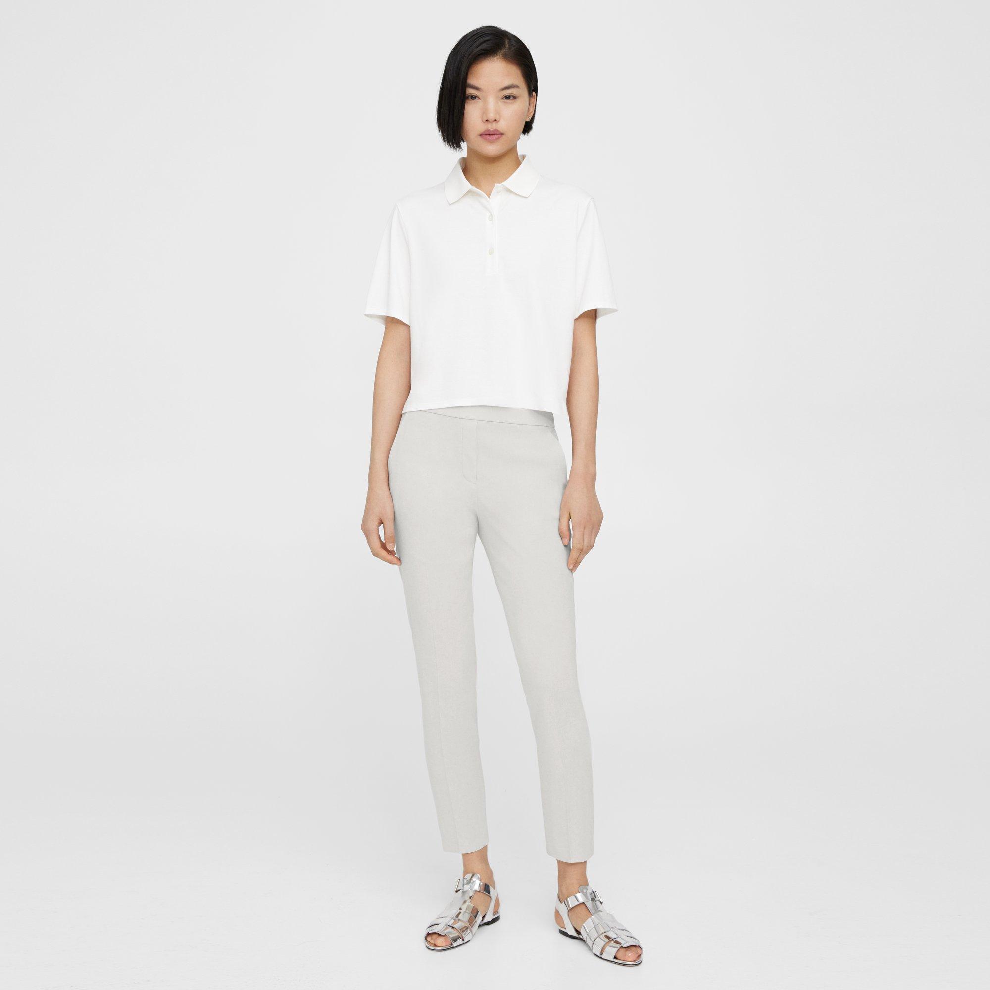 Treeca Pull-On Trousers in Good Linen