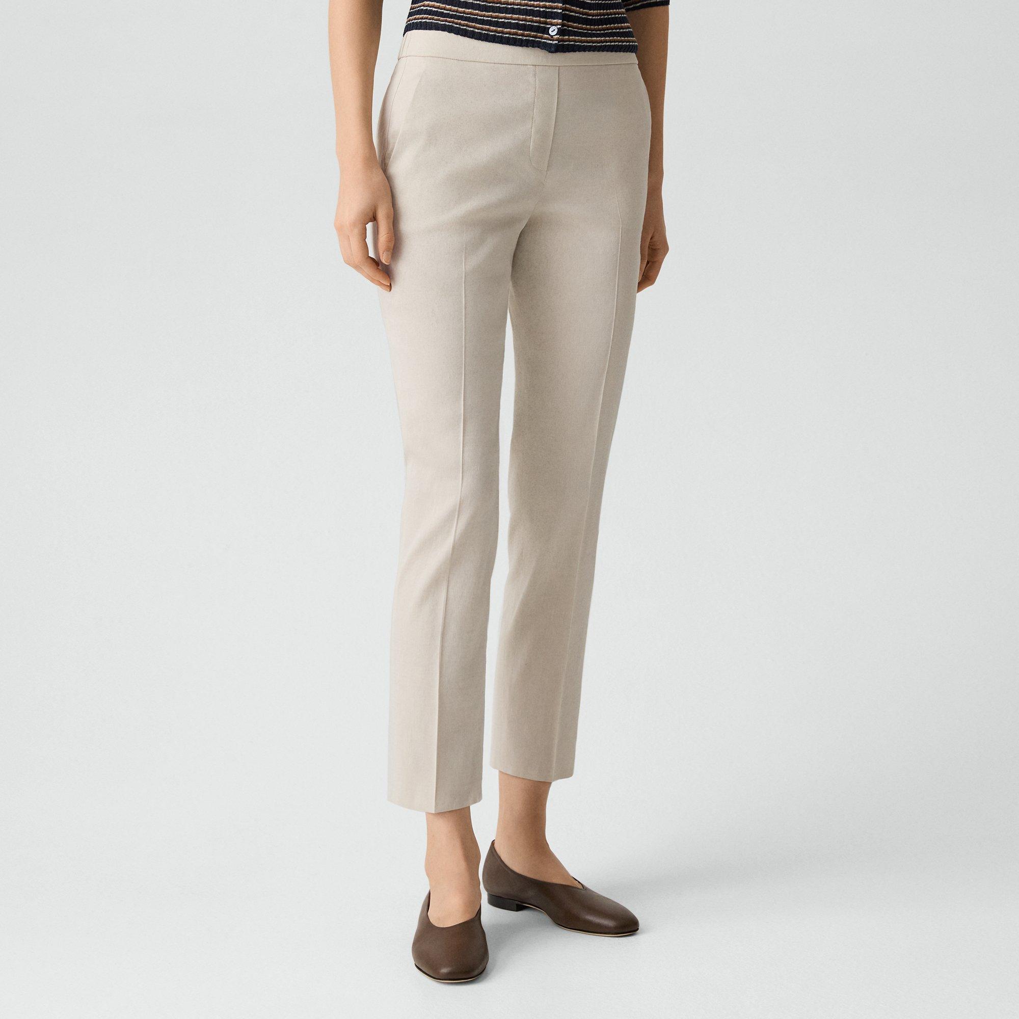 Treeca Pull-On Trousers in Good Linen