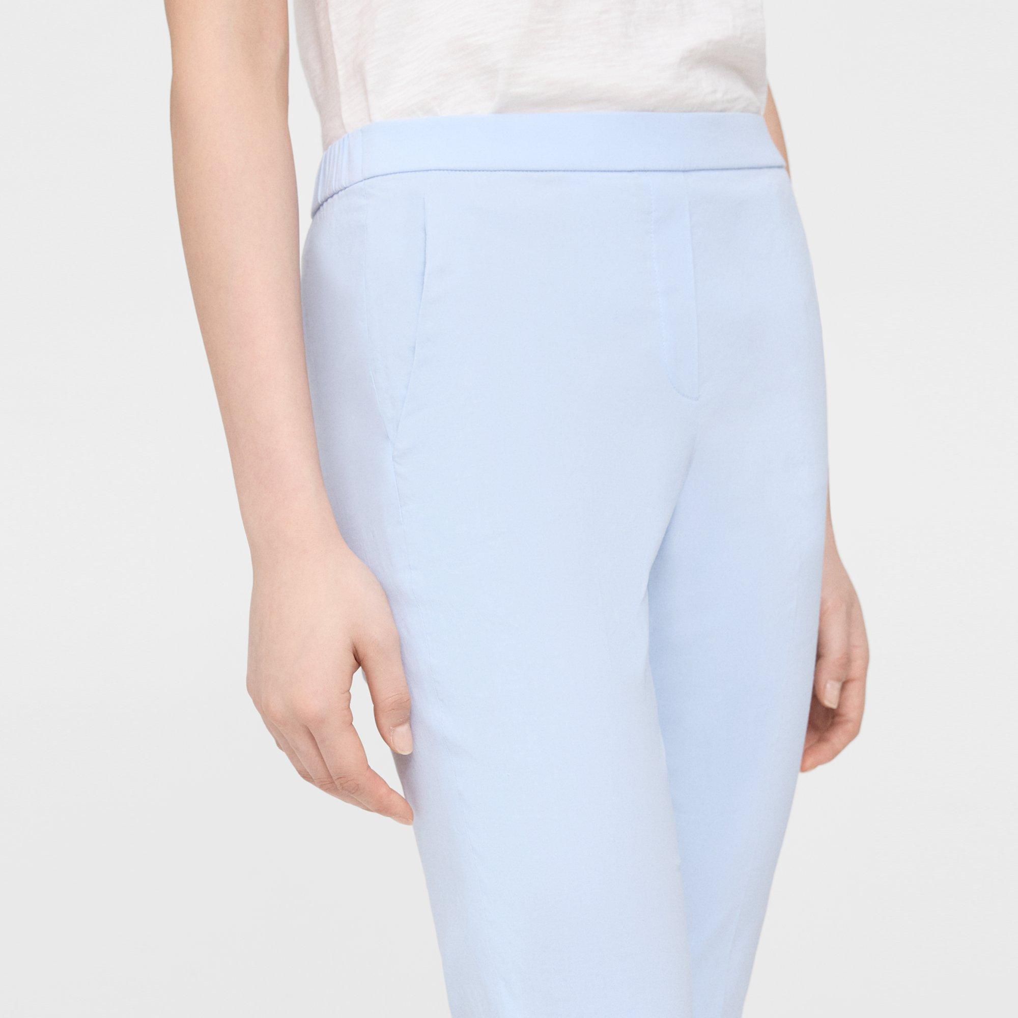 Treeca Pull-On Trousers in Good Linen