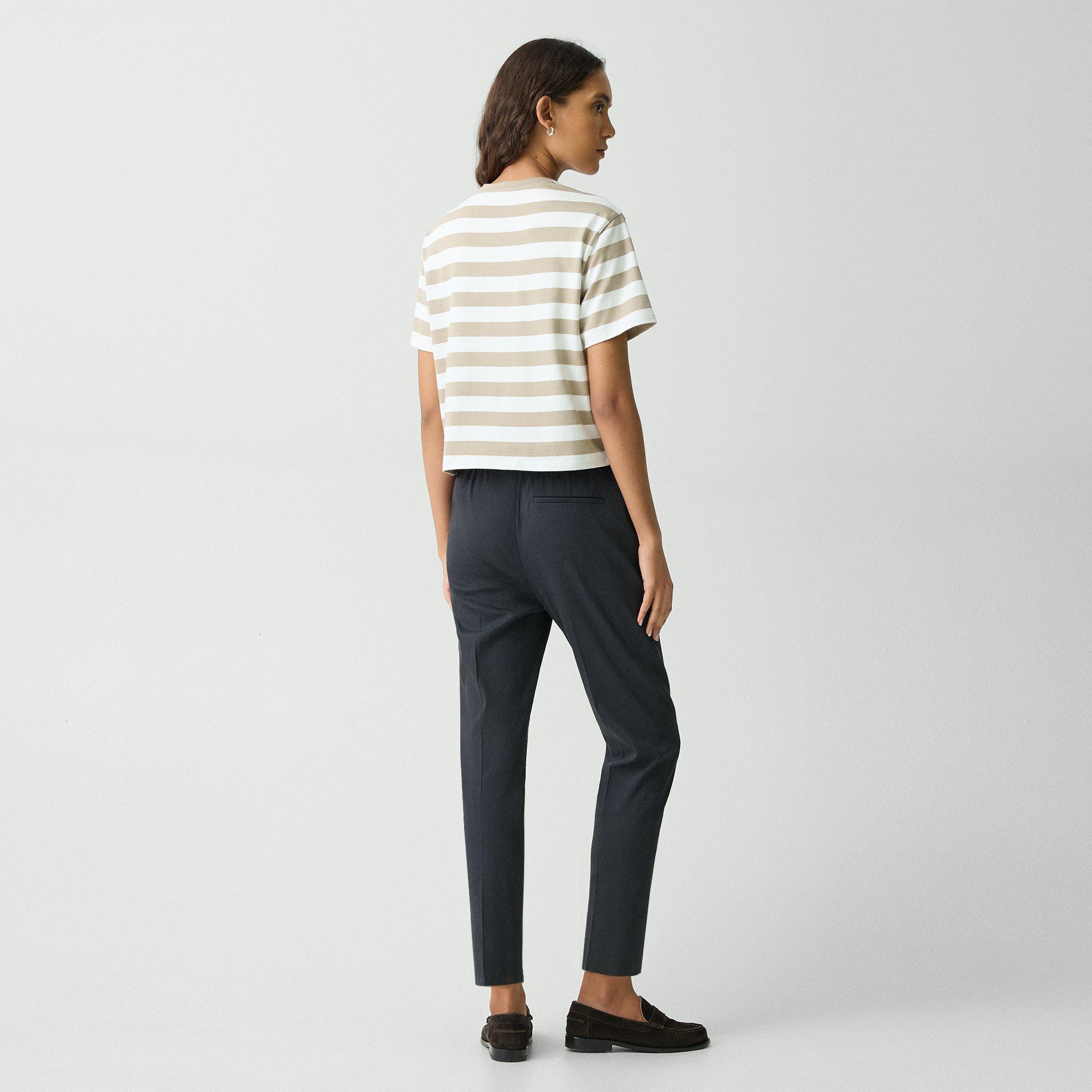 Pantalon Treeca à taille élastique en Good Linen