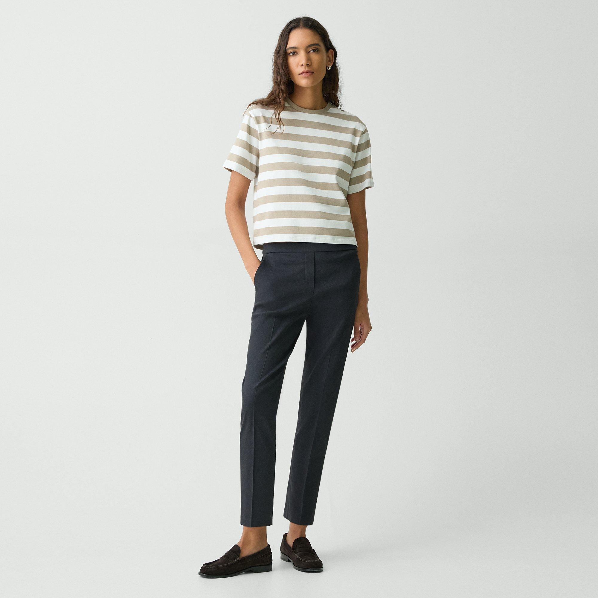 Pantalon Treeca à taille élastique en Good Linen