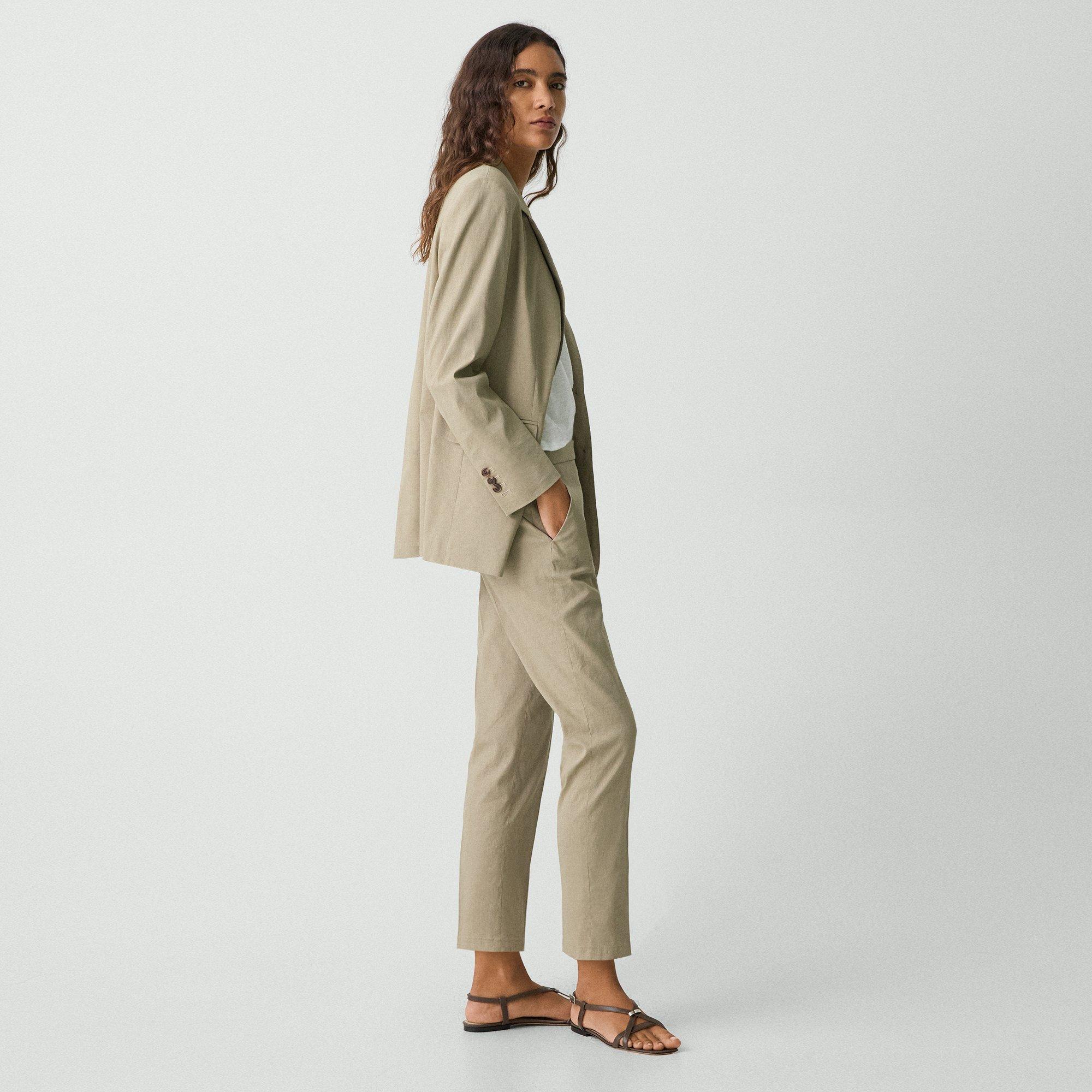 Treeca Pull-On Trousers in Good Linen