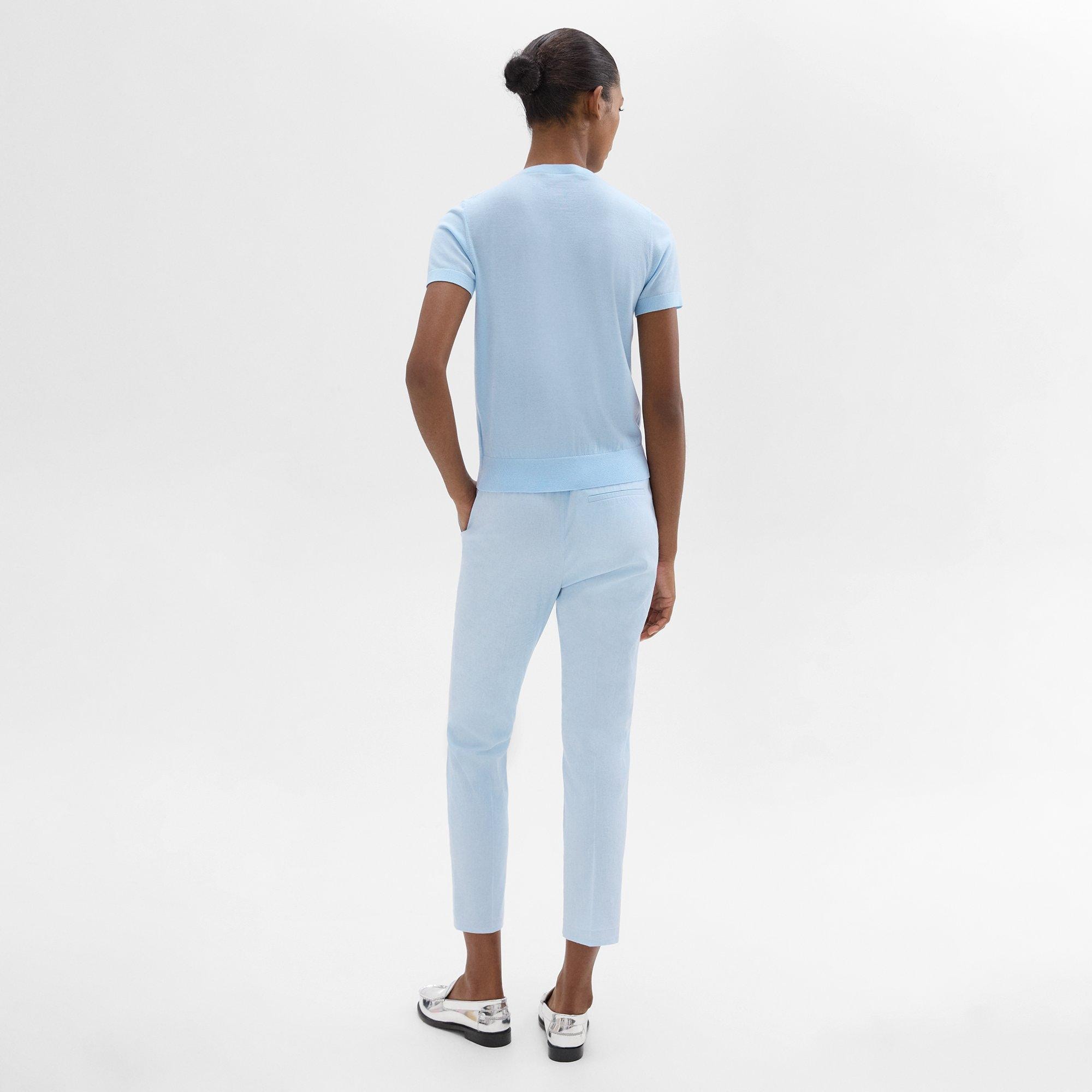 Pantalon Treeca à taille élastique en Good Linen