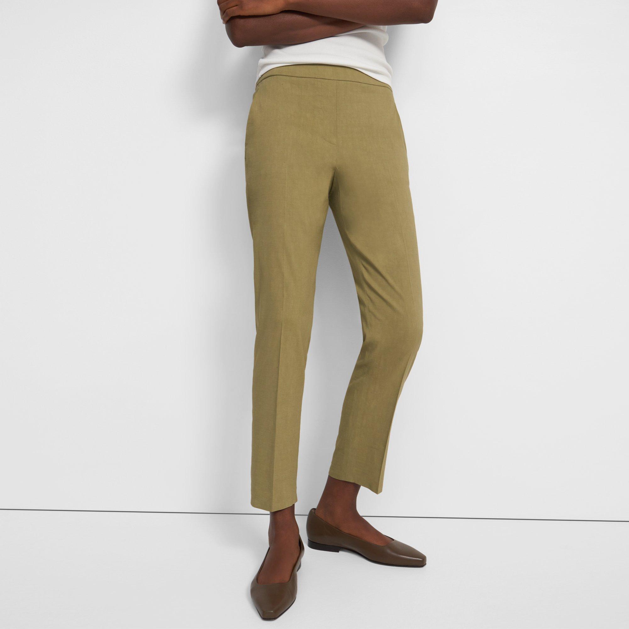 Pantalon Treeca à taille élastique en Good Linen