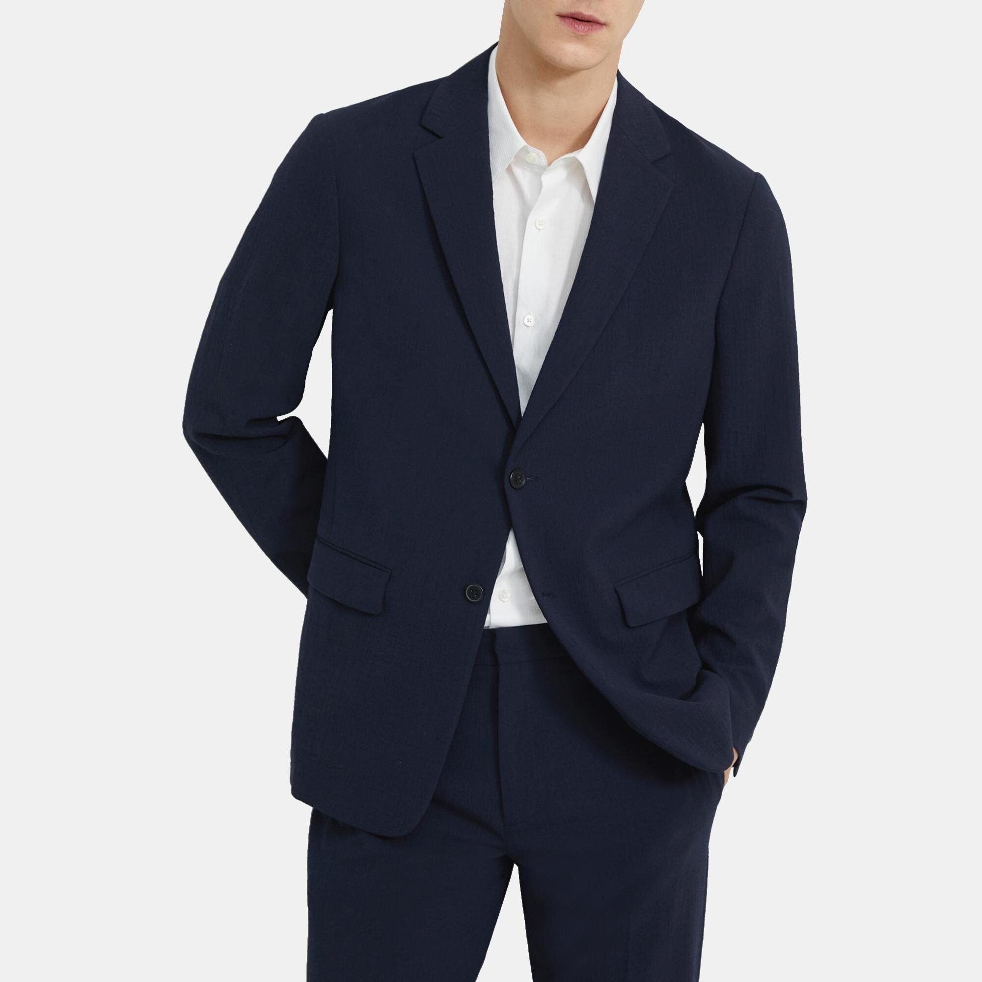 Clinton Blazer in Stretch Seersucker