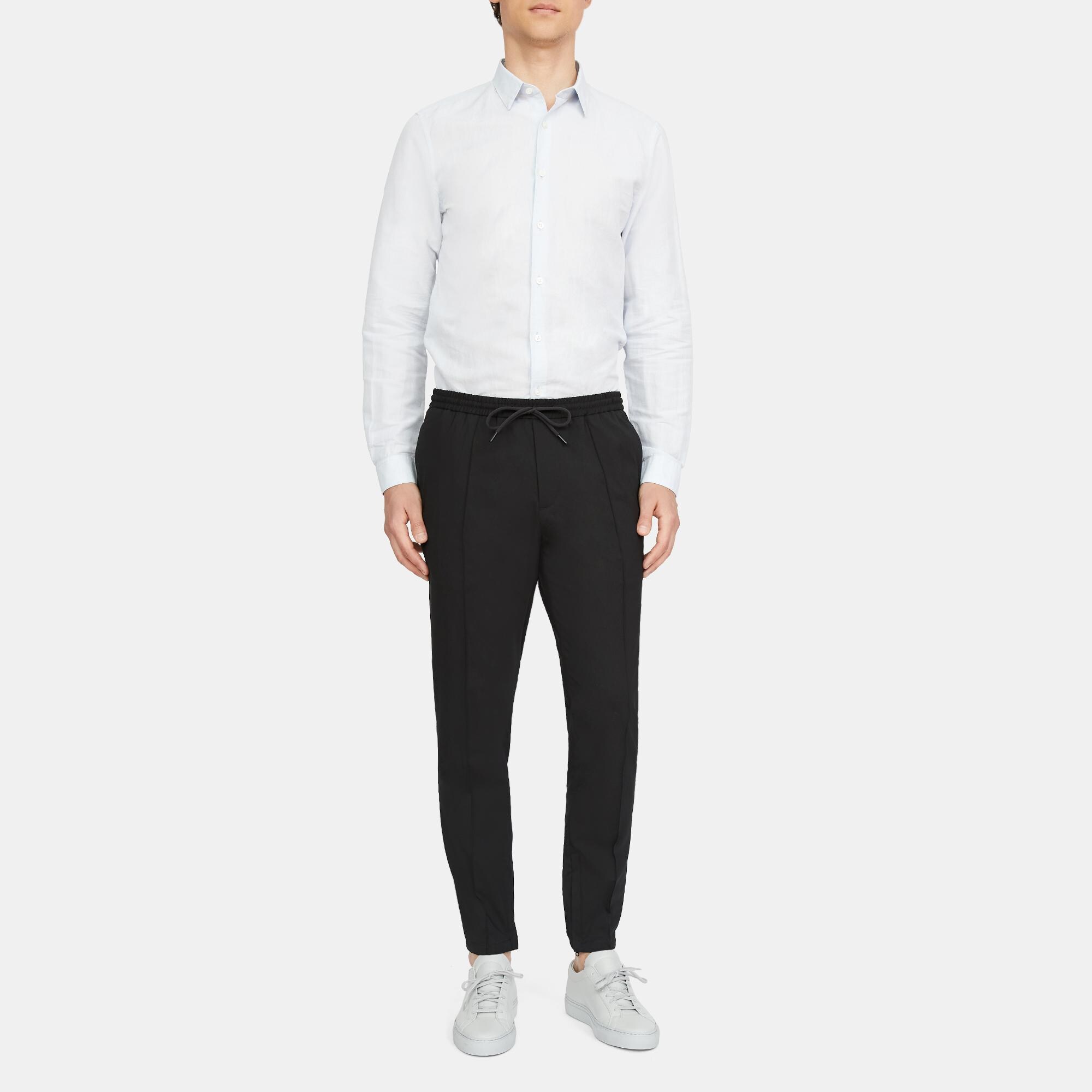 Jogger in Stretch Wool