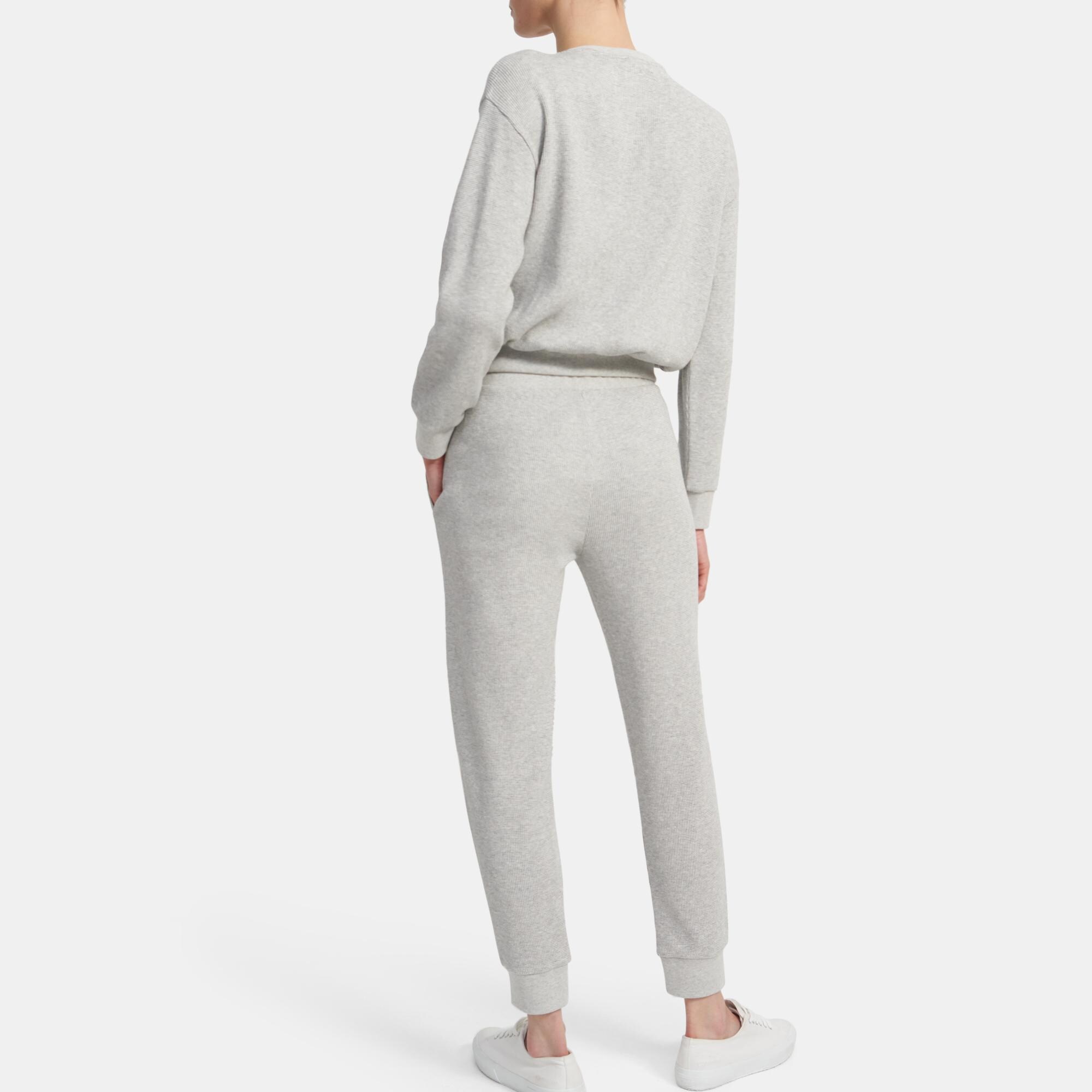theory waffle knit jogger