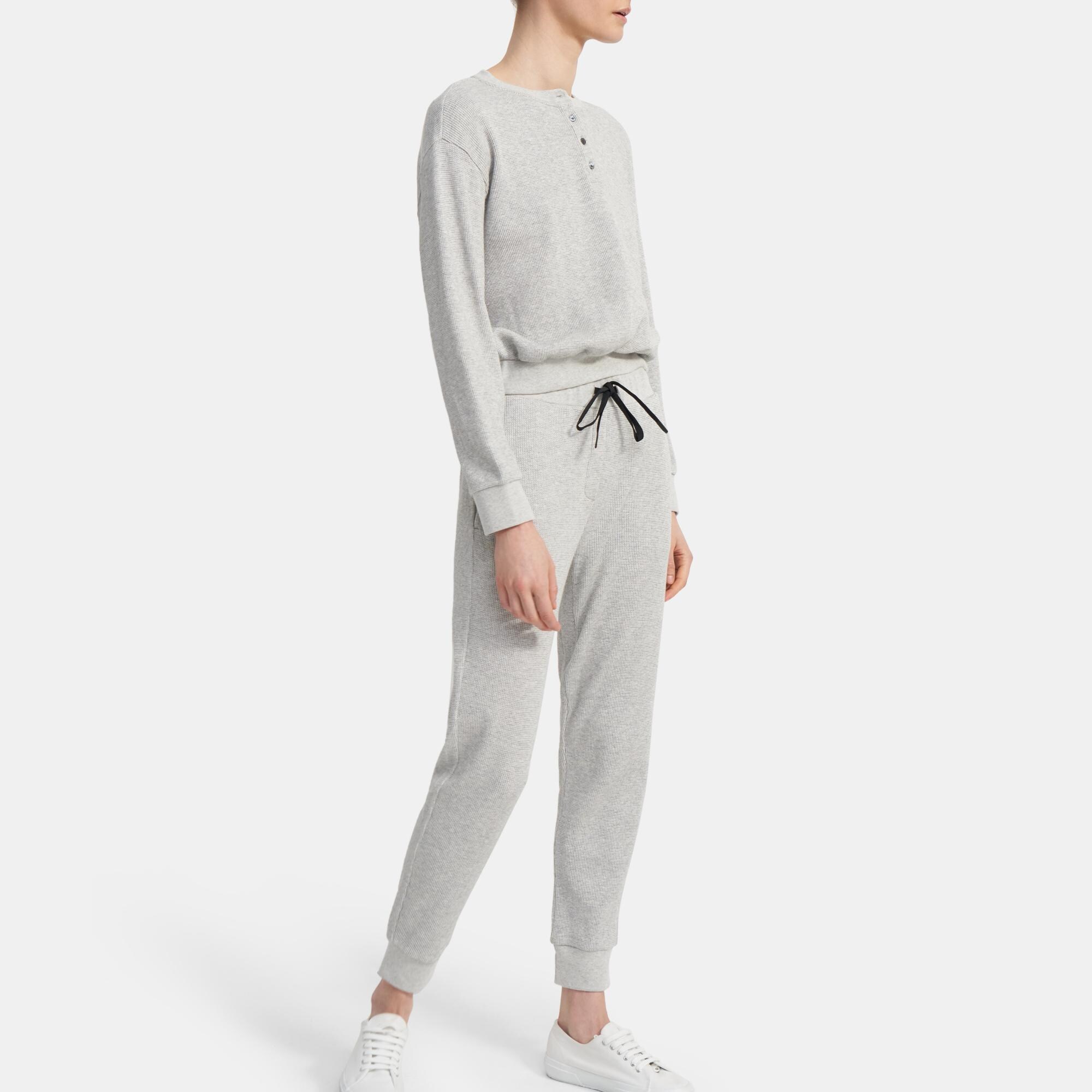 theory waffle knit jogger