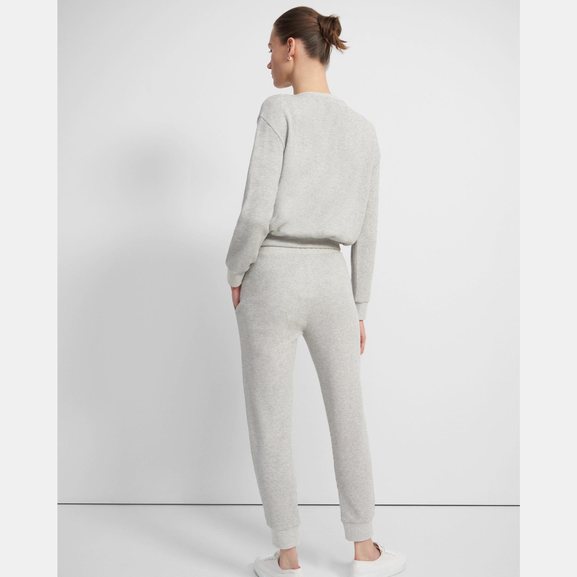 theory waffle knit jogger