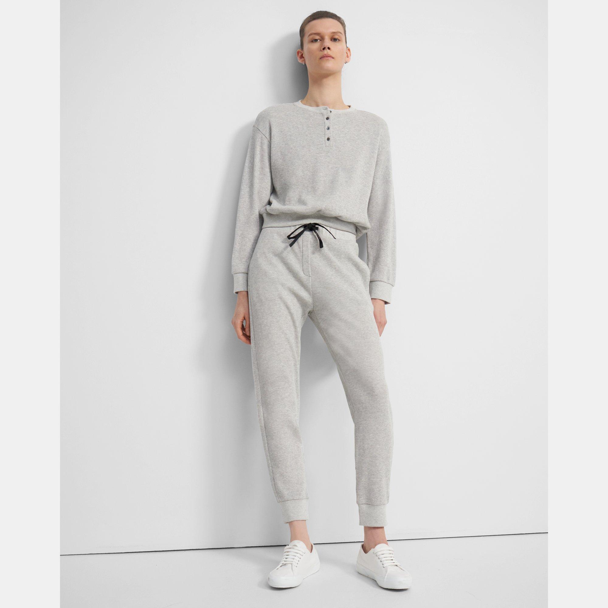 Weekend Henley Shirt in Waffle Knit Cotton