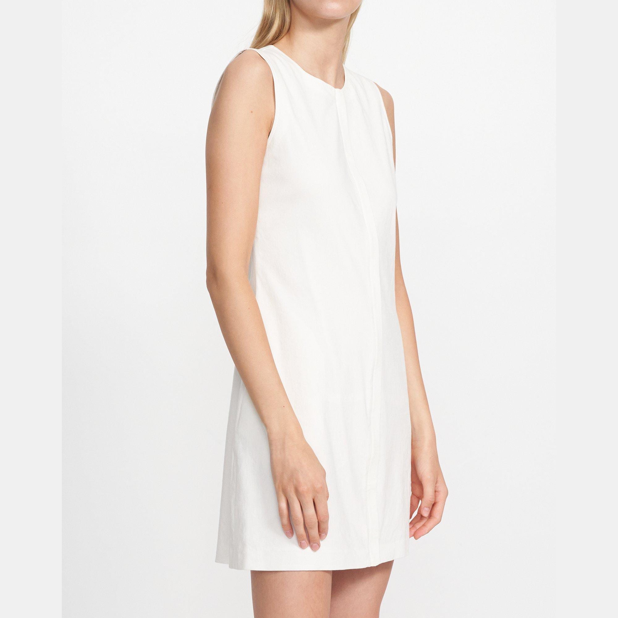 Easy Shift Dress in Crunch Linen