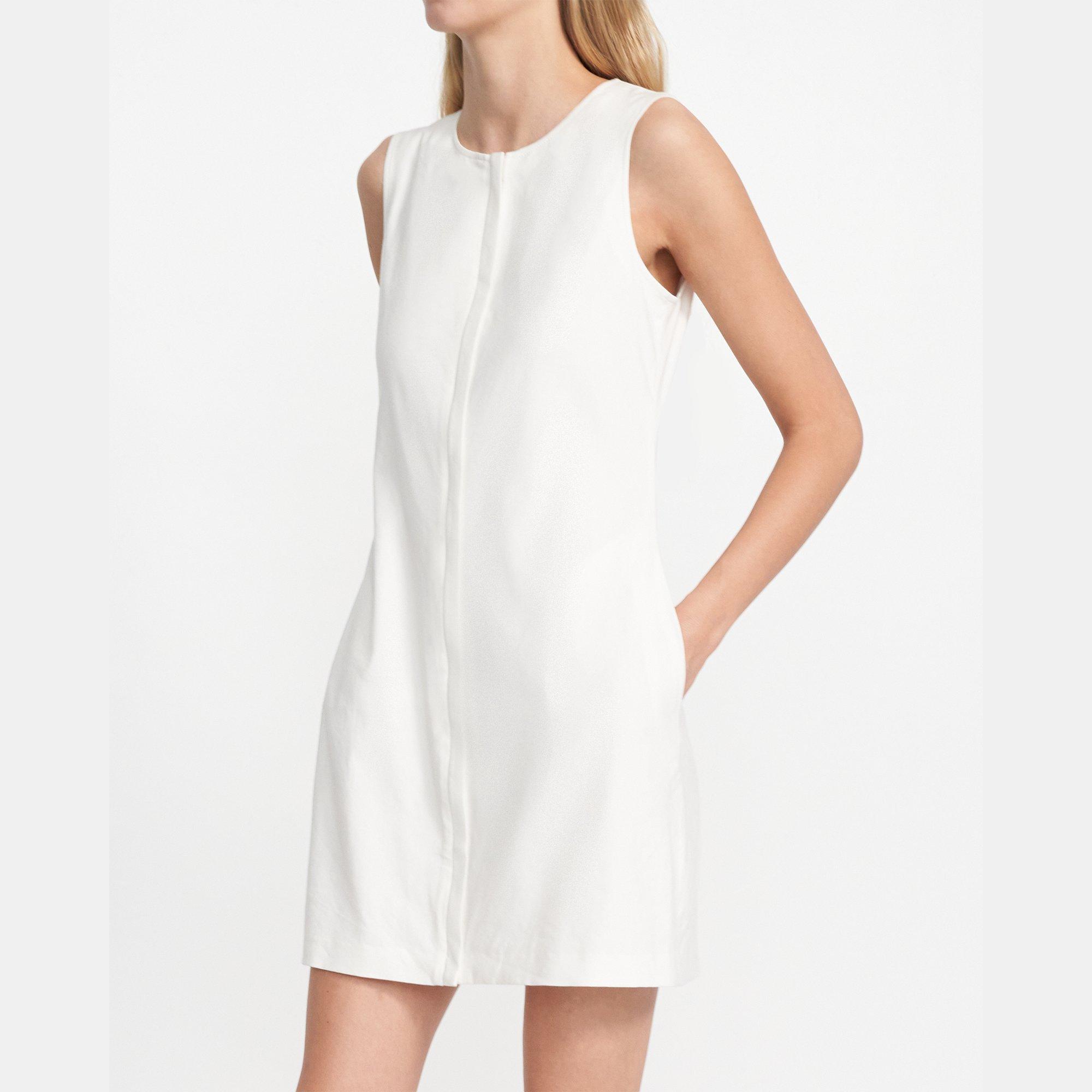 Easy Shift Dress in Crunch Linen