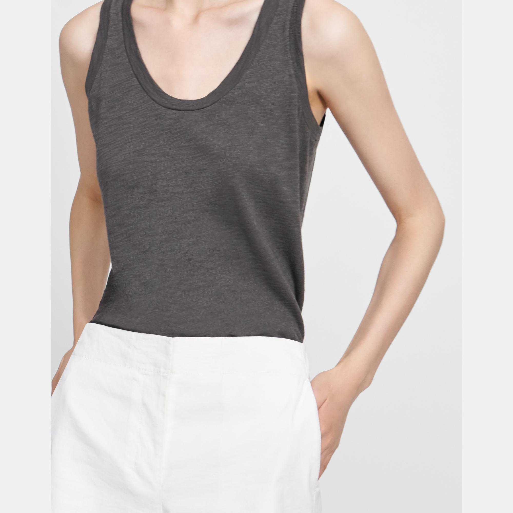 Easy Tank Top in Organic Slub Cotton