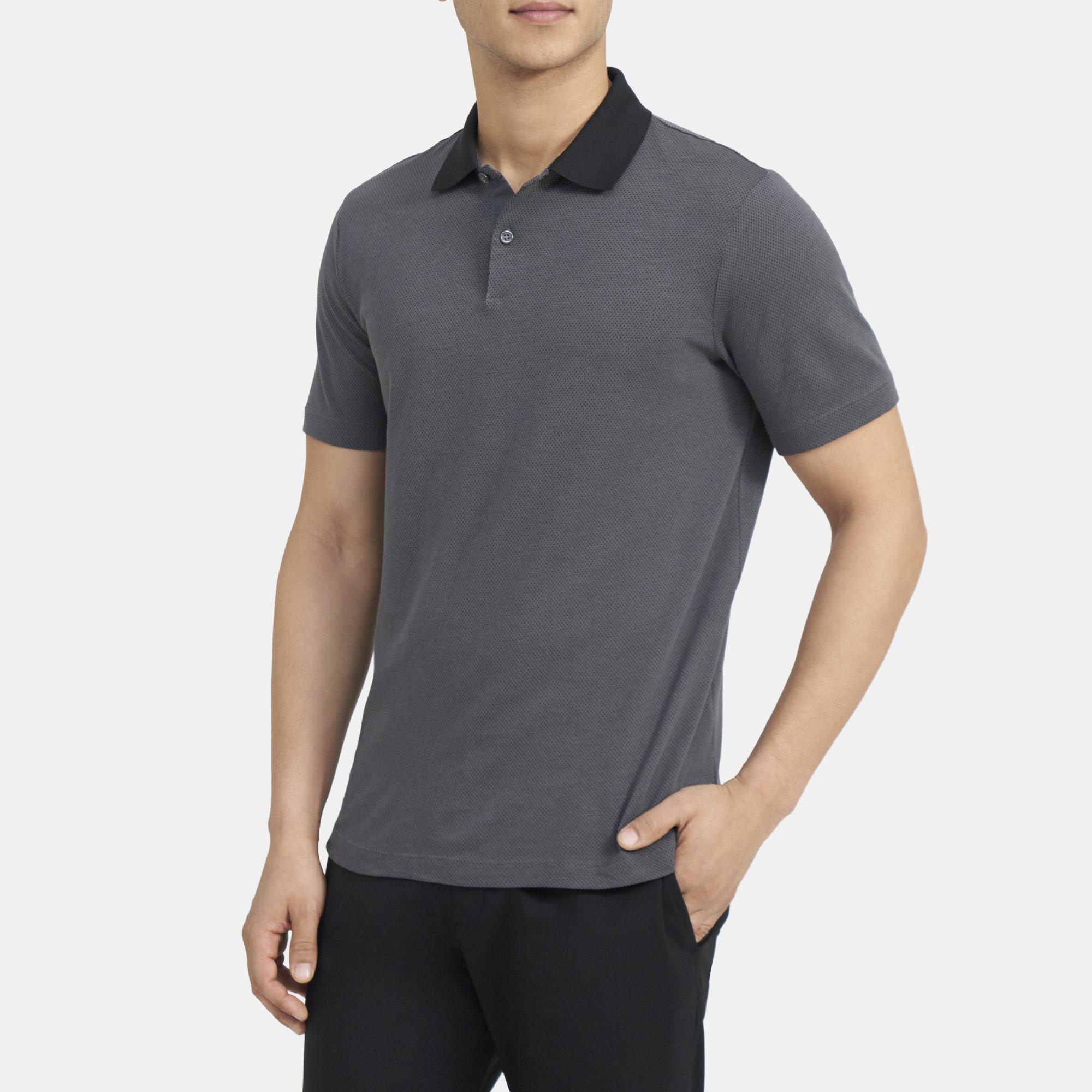 Standard Polo Shirt in Birdseye Cotton Blend
