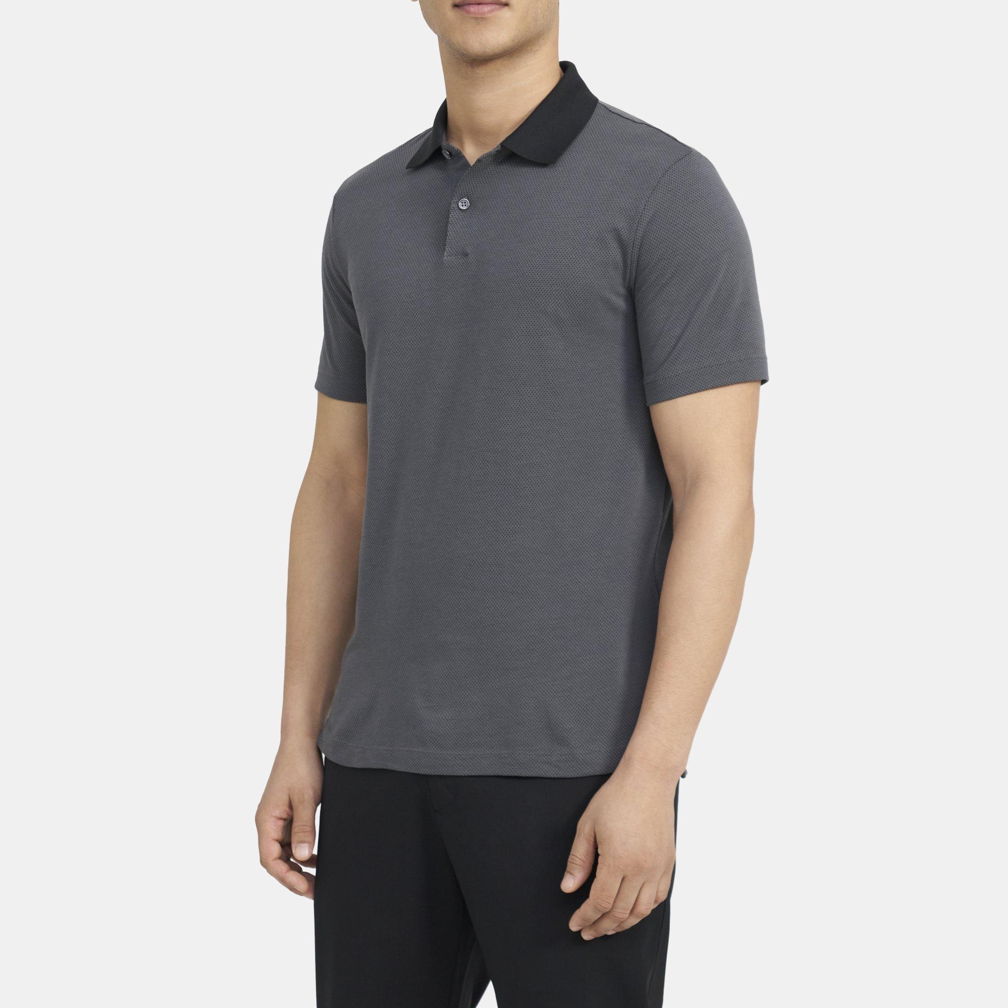 Standard Polo Shirt in Birdseye Cotton Blend