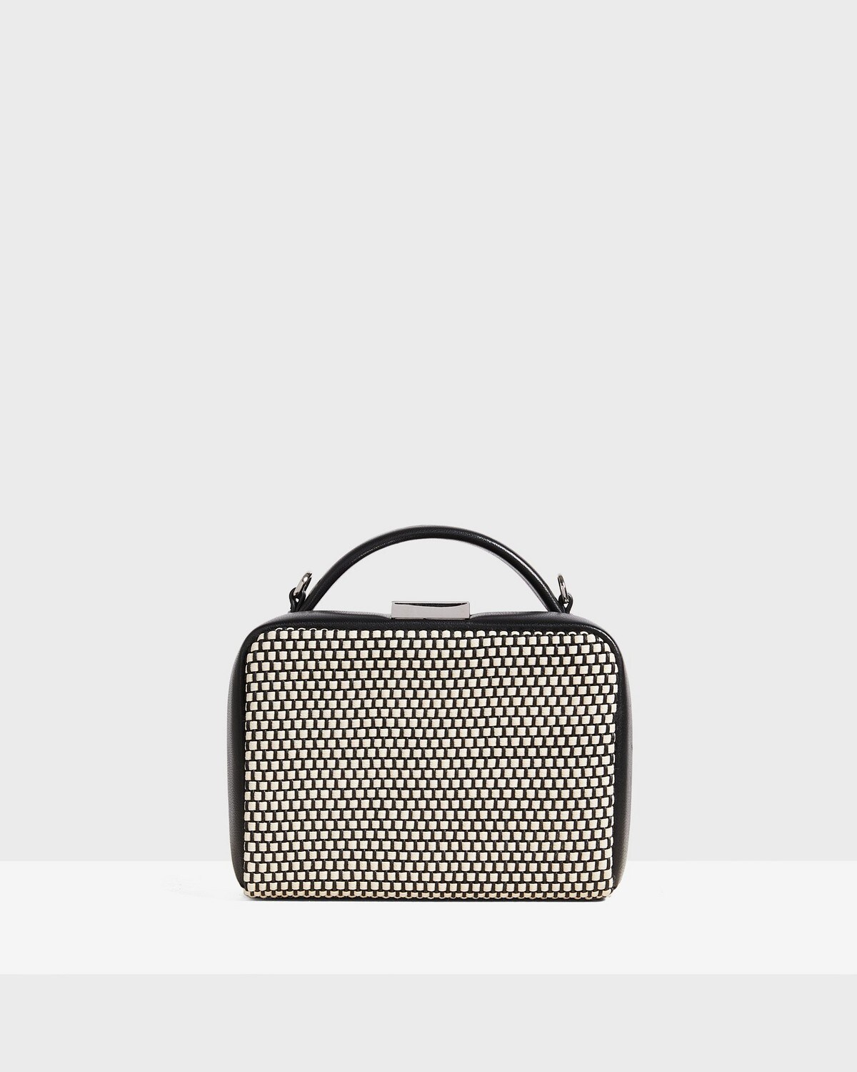 Cube Bag in Woven Cotton
