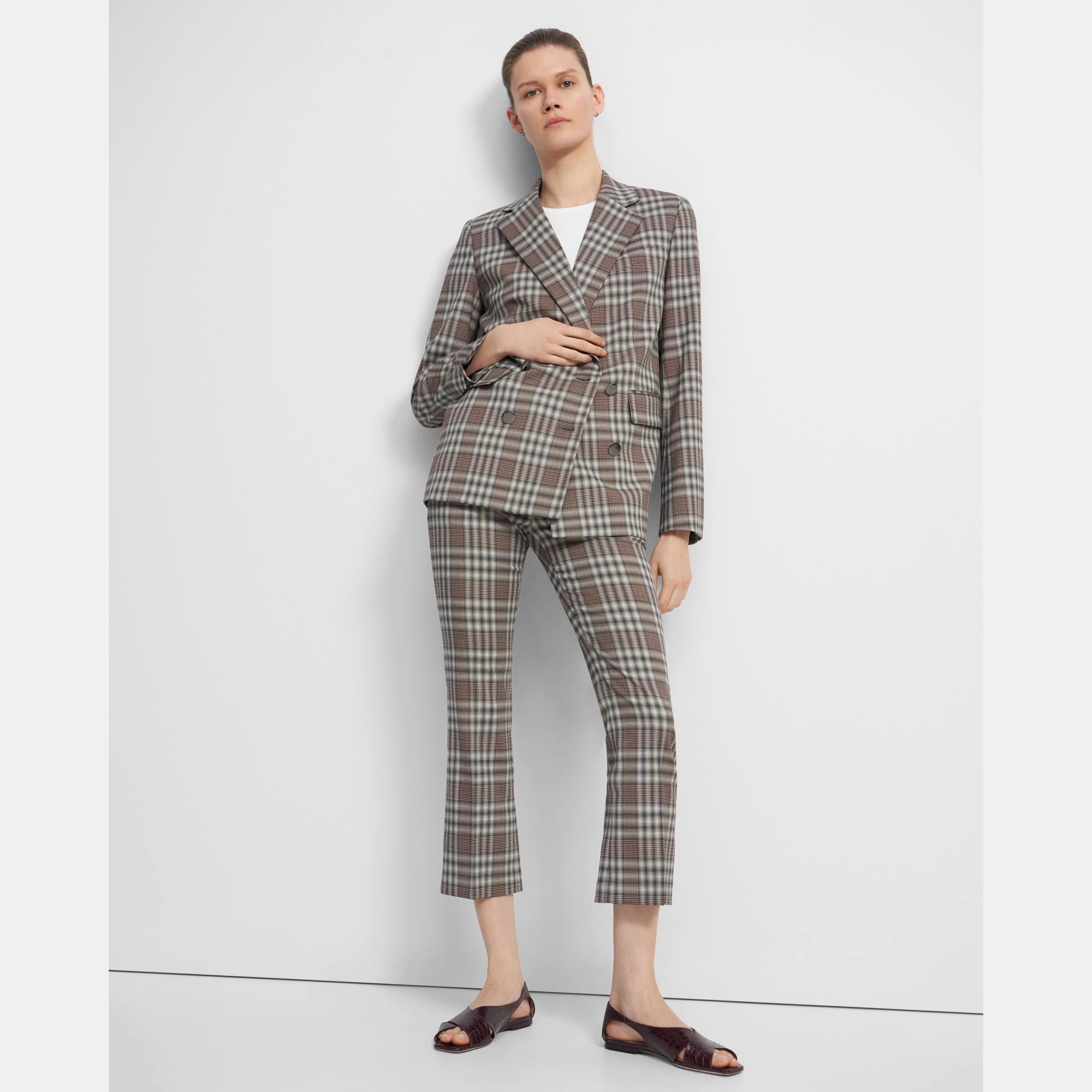 Piazza Jacket in Plaid Wool